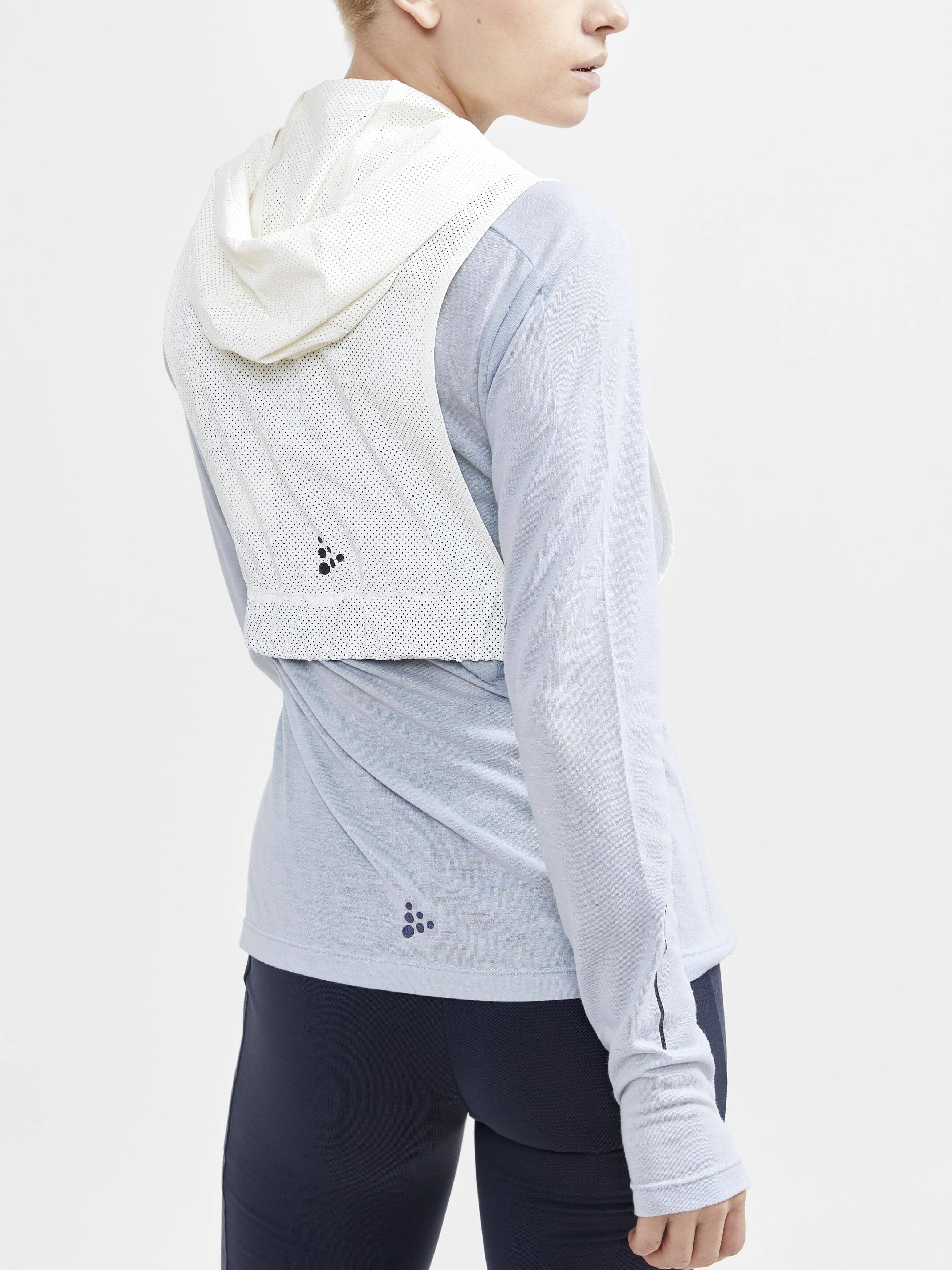 ADV Lumen Short Vest - WHITE/BLACK - Image 2