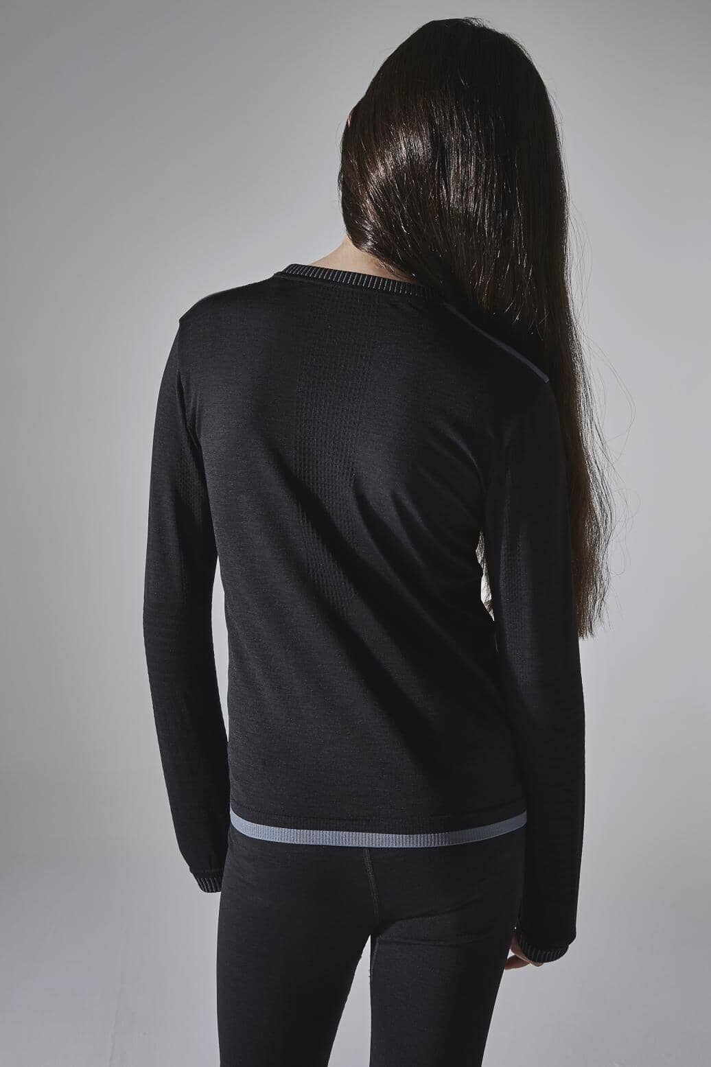 Fuseknit Comfort RN LS J - Black - Image 2