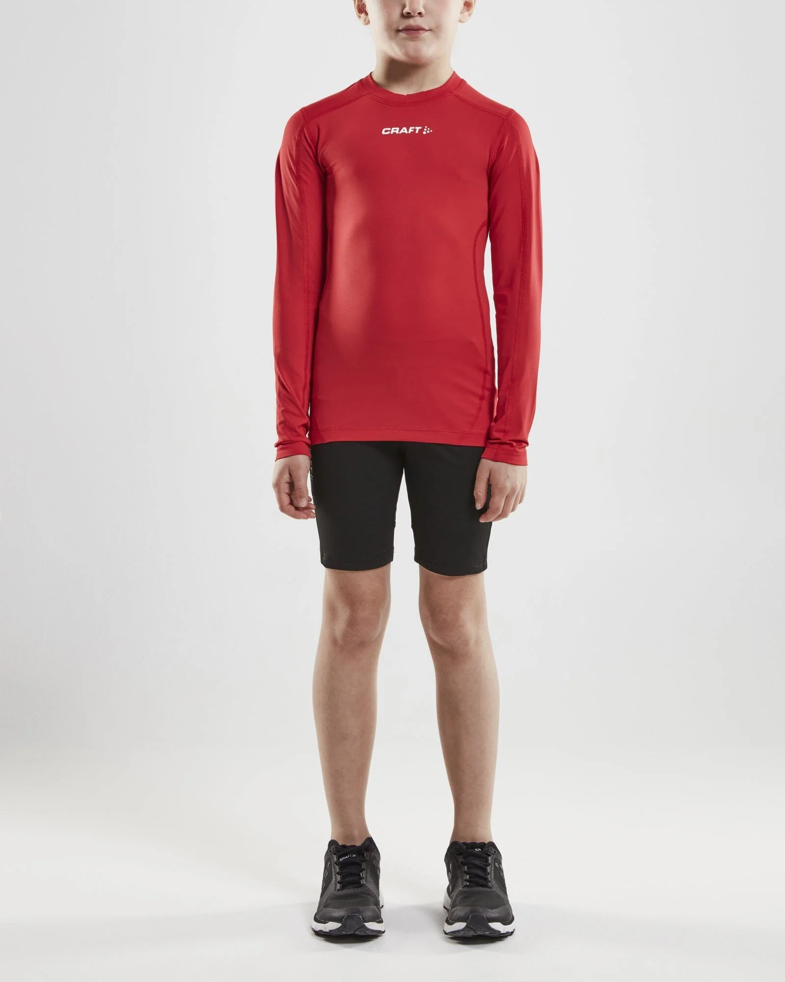 Junior Ability Compression Longsleeve - BRIGHT RED - Image 3