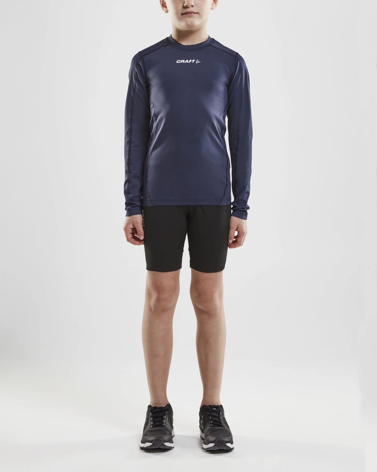 Junior Ability Compression Longsleeve - NAVY - Image 3