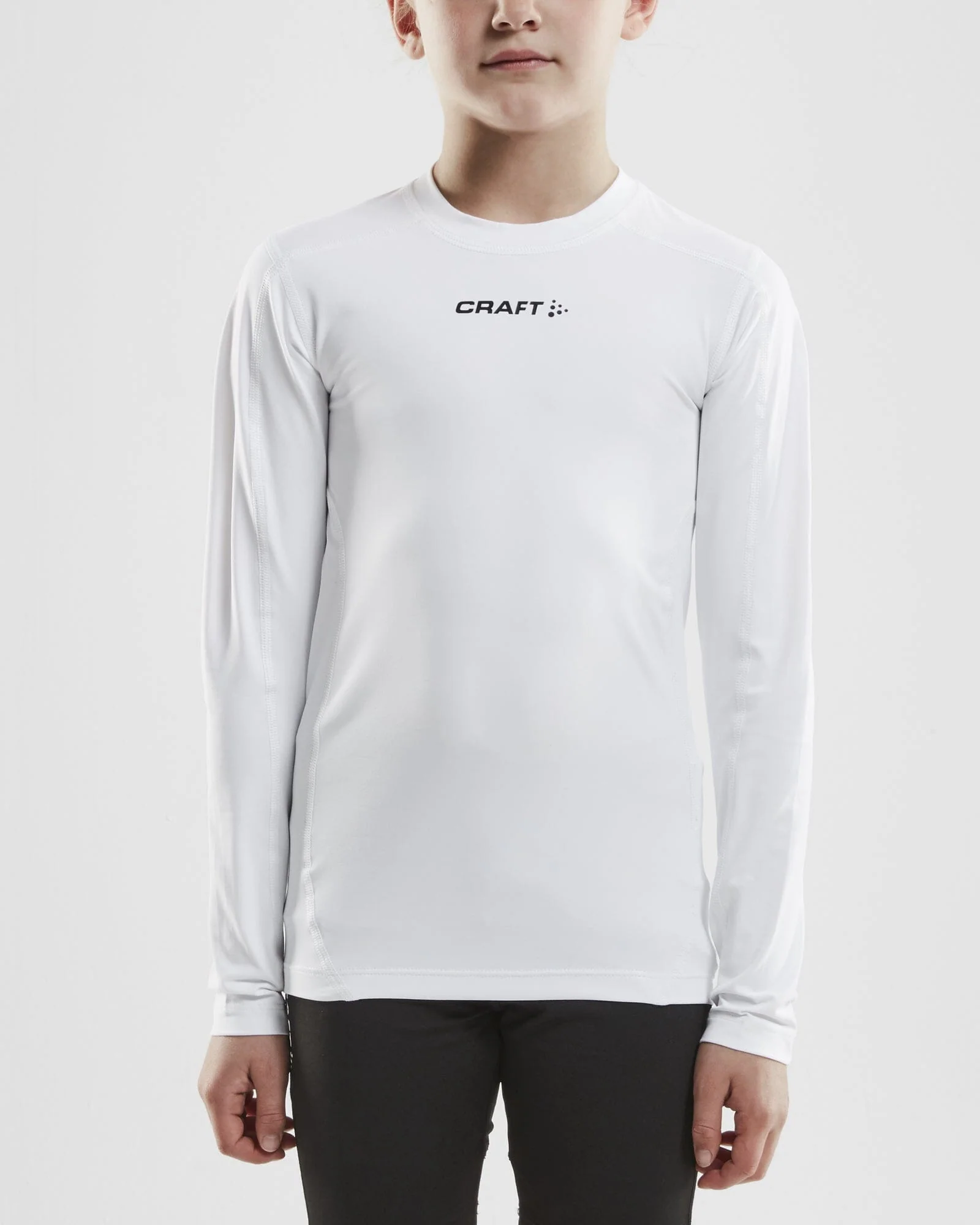 Junior Ability Compression Longsleeve - WHITE - Image 2