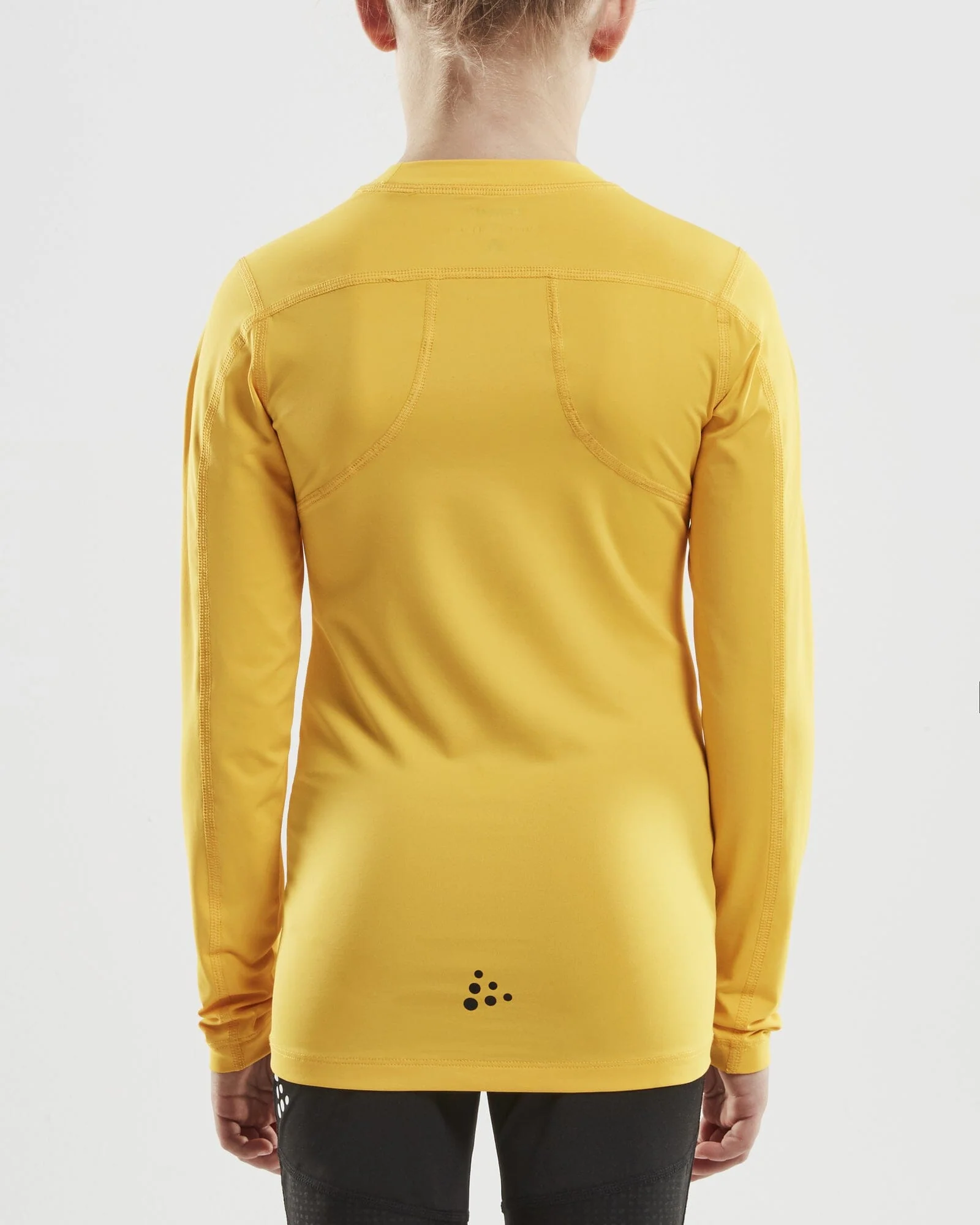 Junior Ability Compression Longsleeve - YELLOW - Image 3