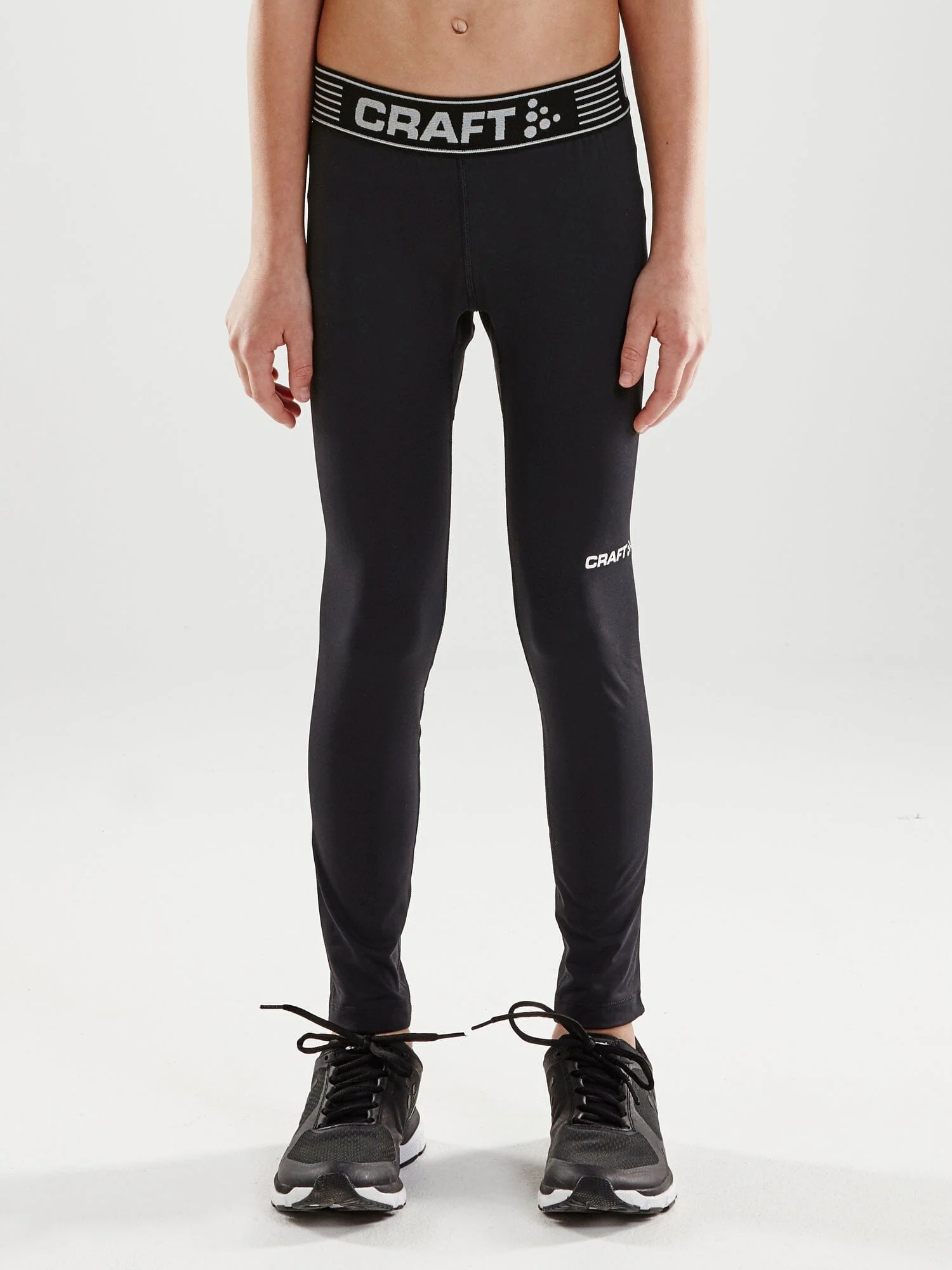 Junior Ability Compression Tights - Black - Image 3