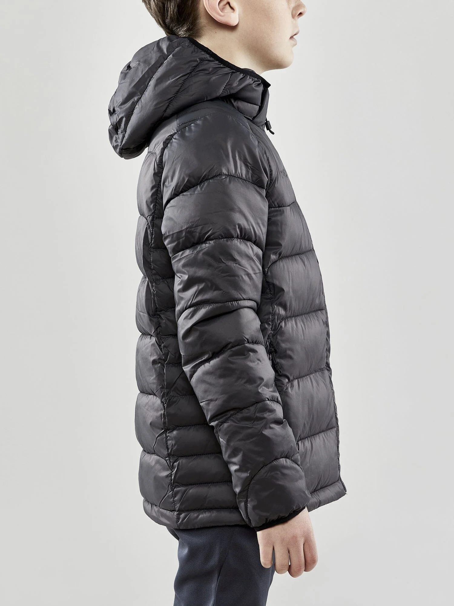 Junior Core Explore Isolate Jacket - GRANITE - Image 4