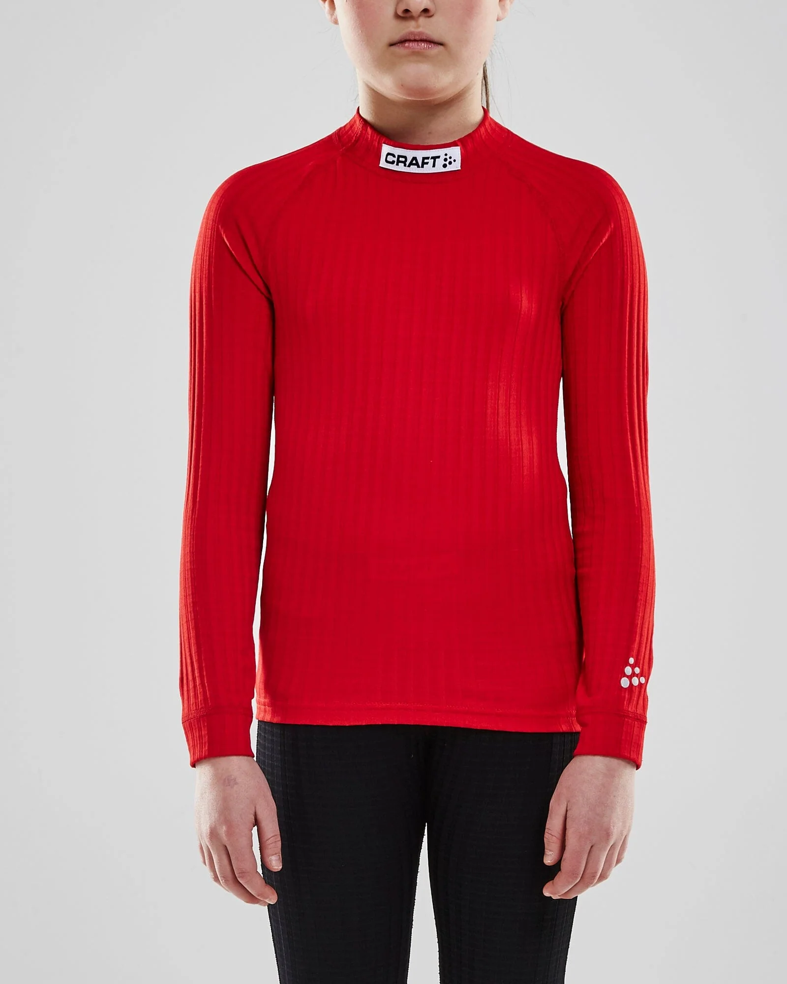 Junior Progress Baselayer CN LS - BRIGHT RED - Image 2