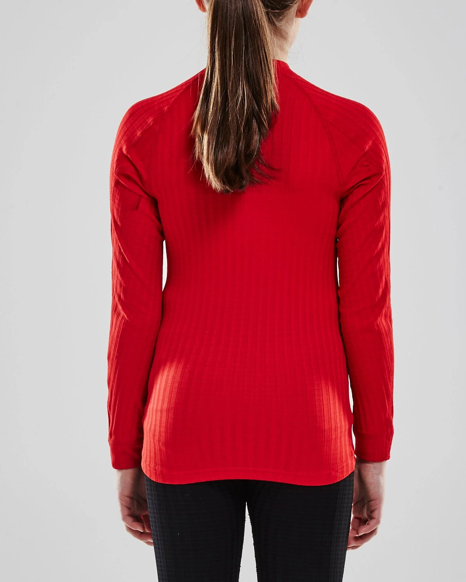 Junior Progress Baselayer CN LS - BRIGHT RED - Image 3