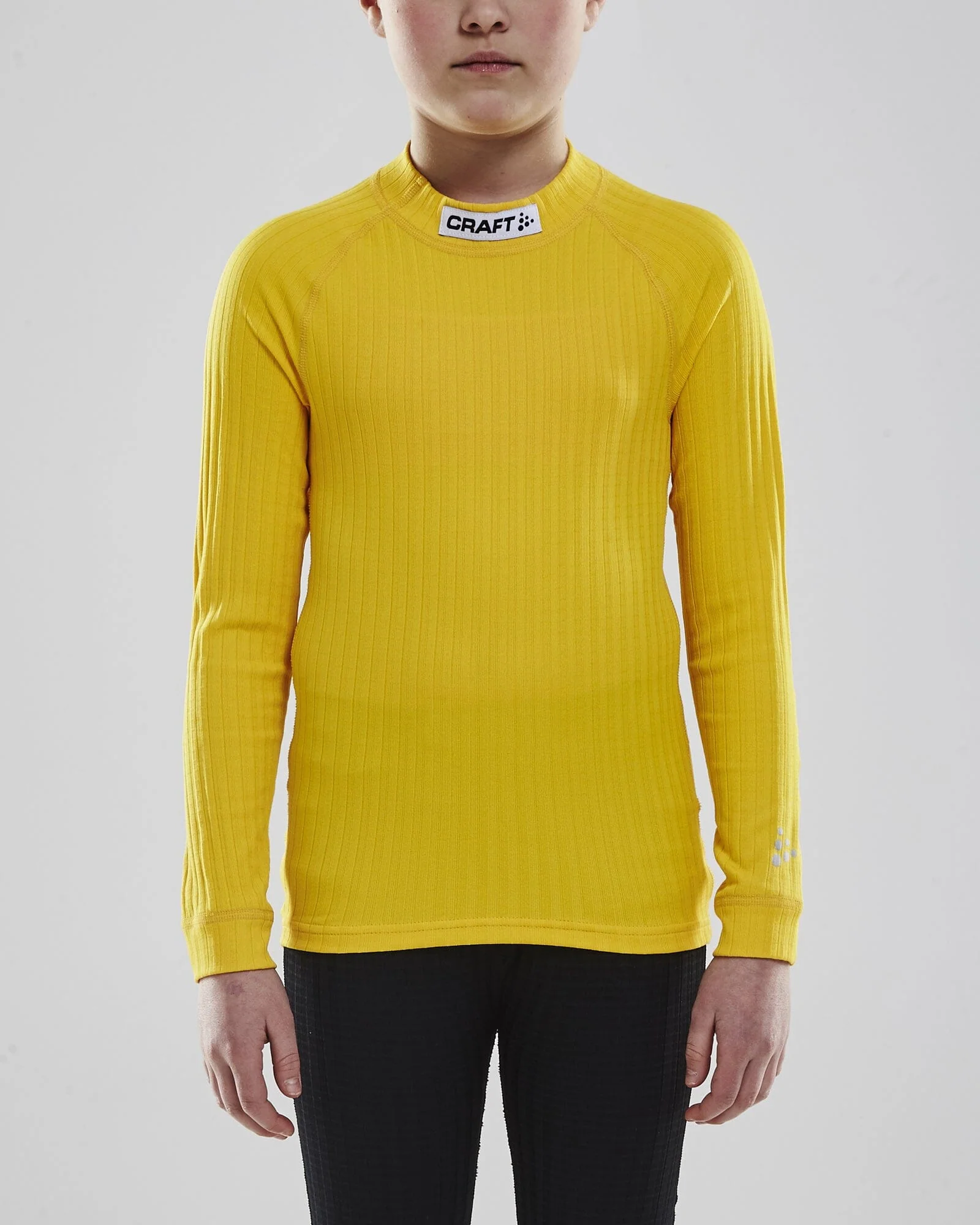 Junior Progress Baselayer CN LS - SWEDEN YELLOW/BLACK - Image 2