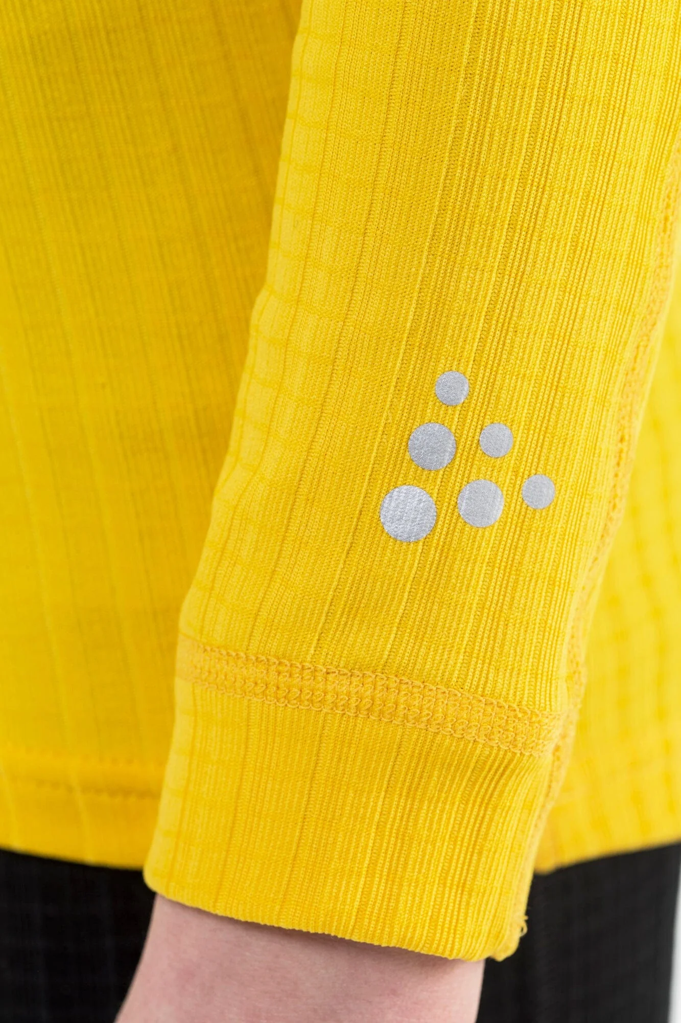 Junior Progress Baselayer CN LS - SWEDEN YELLOW/BLACK - Image 3