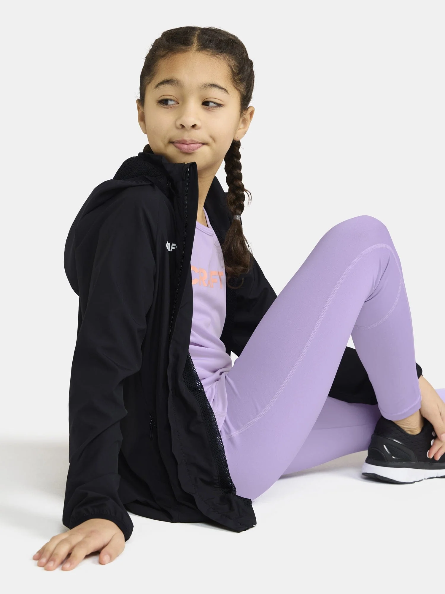 Junior's Squad Wind Jacket - Black - Image 4