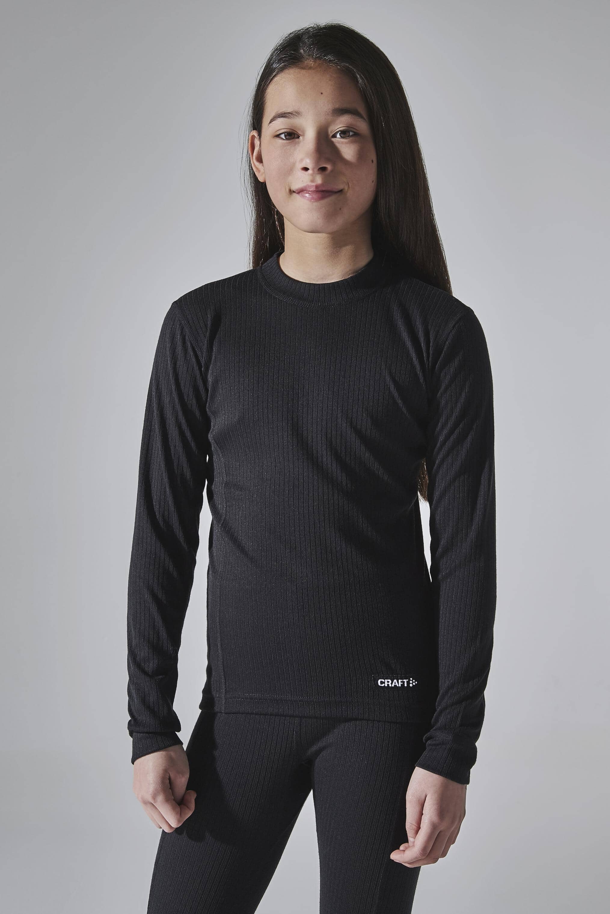 Kid's Core Dry Baselayer Set - Black - Image 3