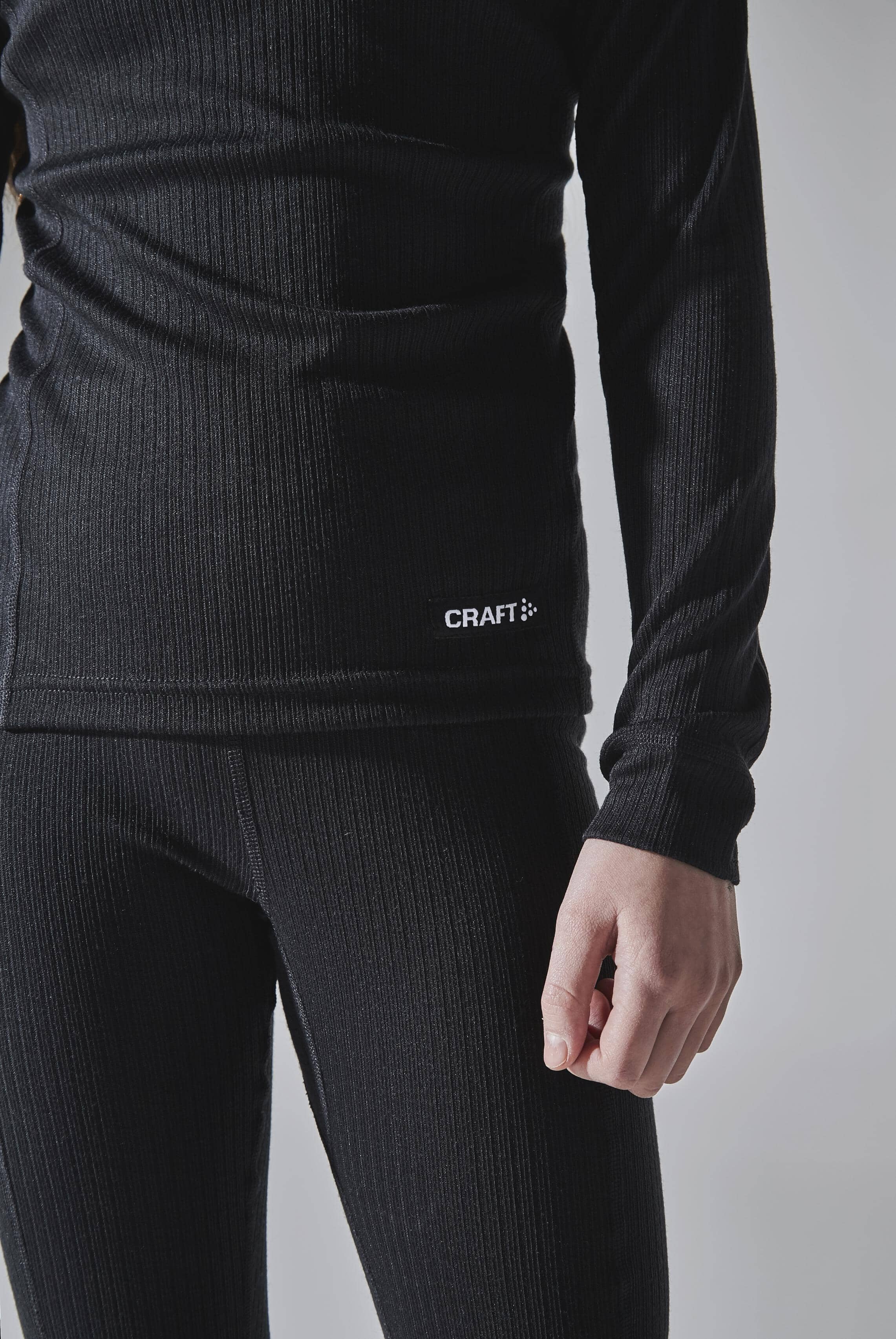 Kid's Core Dry Baselayer Set - Black - Image 4