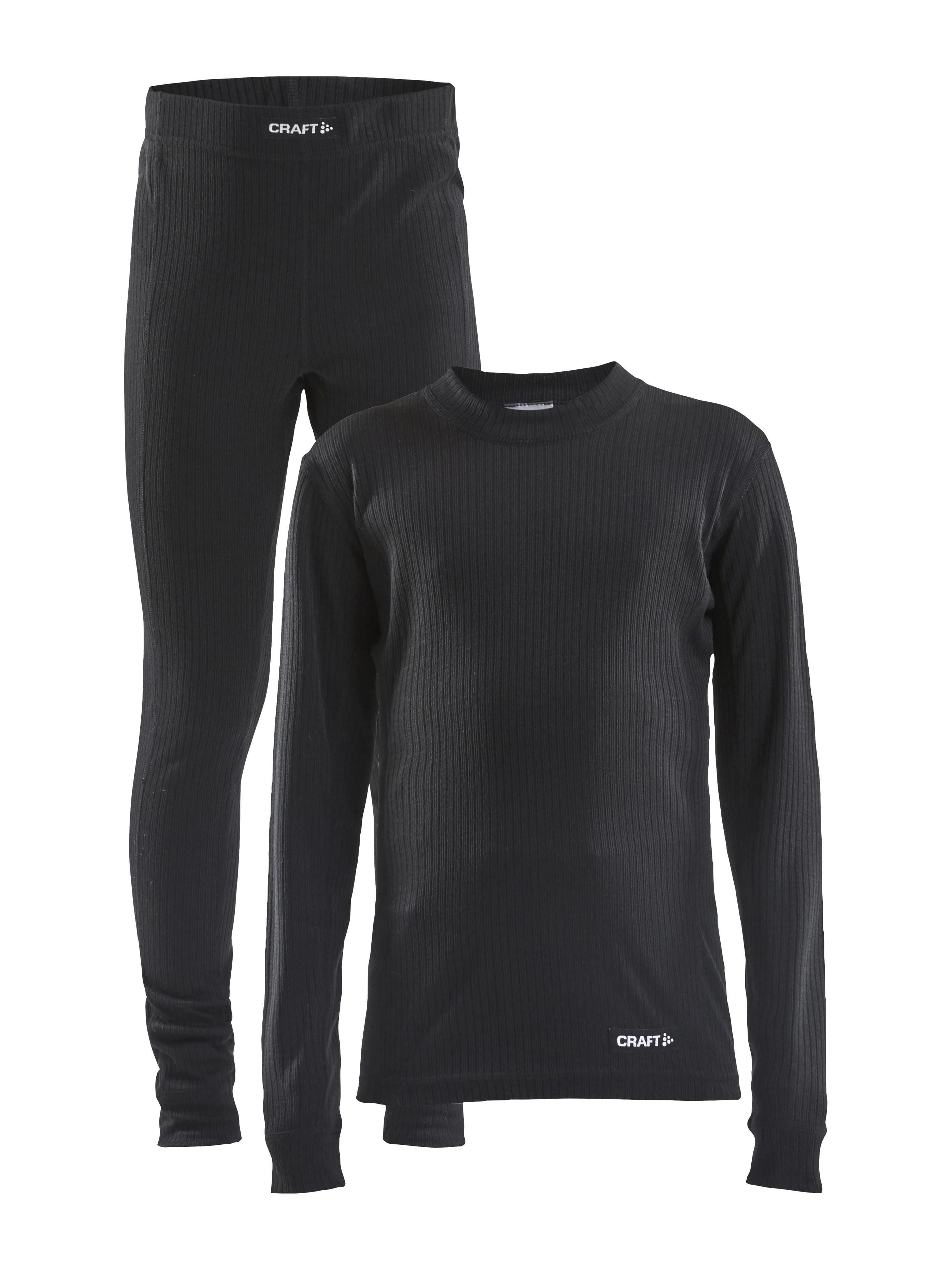 Kid's Core Dry Baselayer Set - Black - Image 5