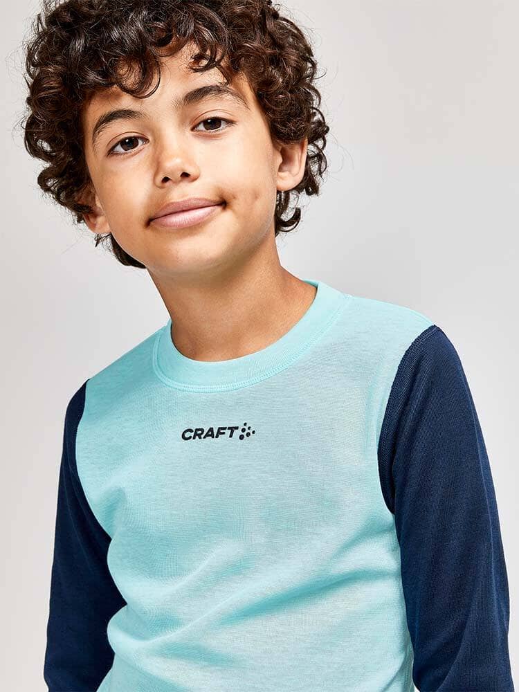 Kid's Core Warm Baselayer Set - BLAZE-AREA - Image 2