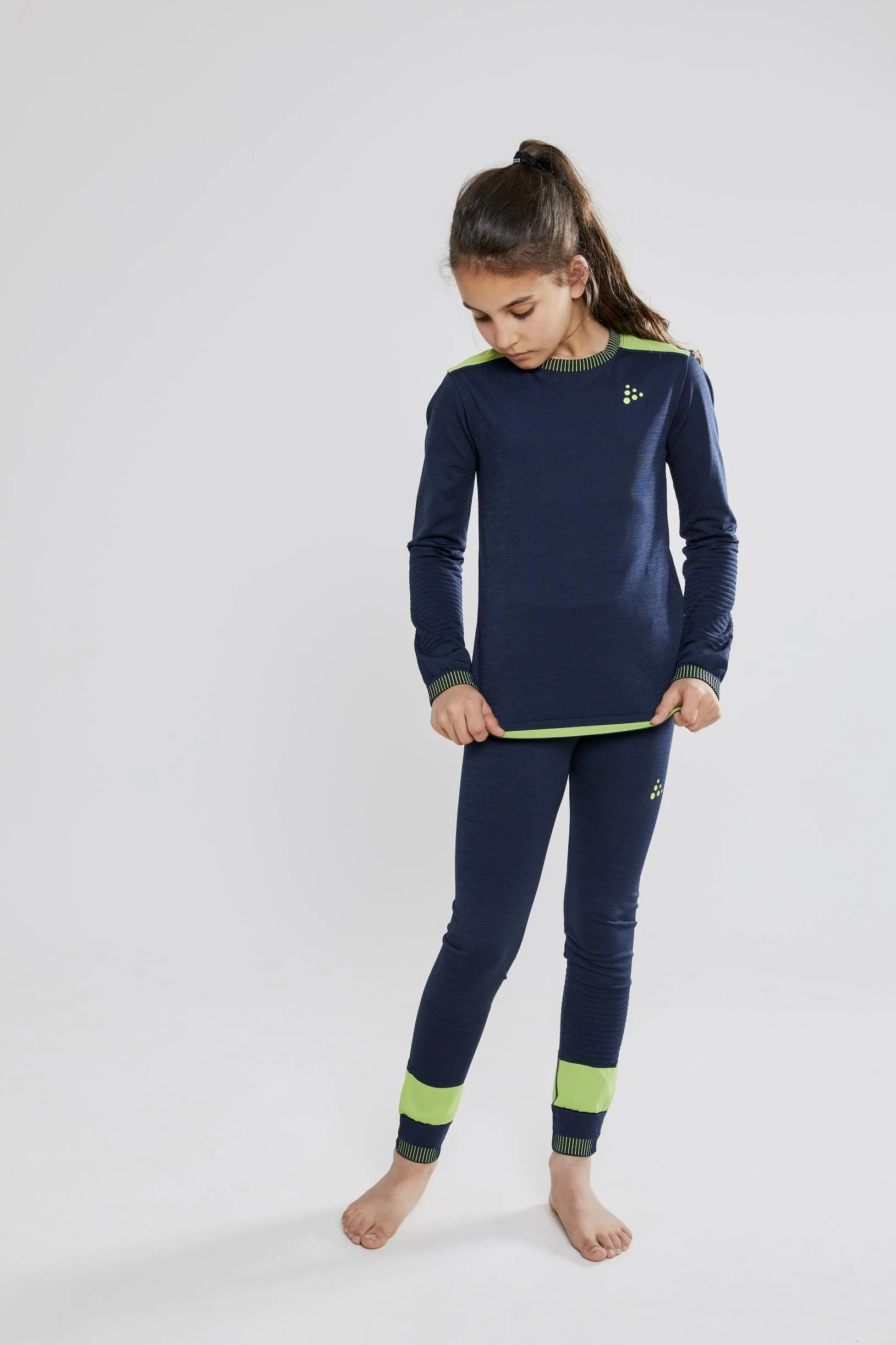 Kids Fuseknit Comfort Pants - BLAZE/ACID - Image 3