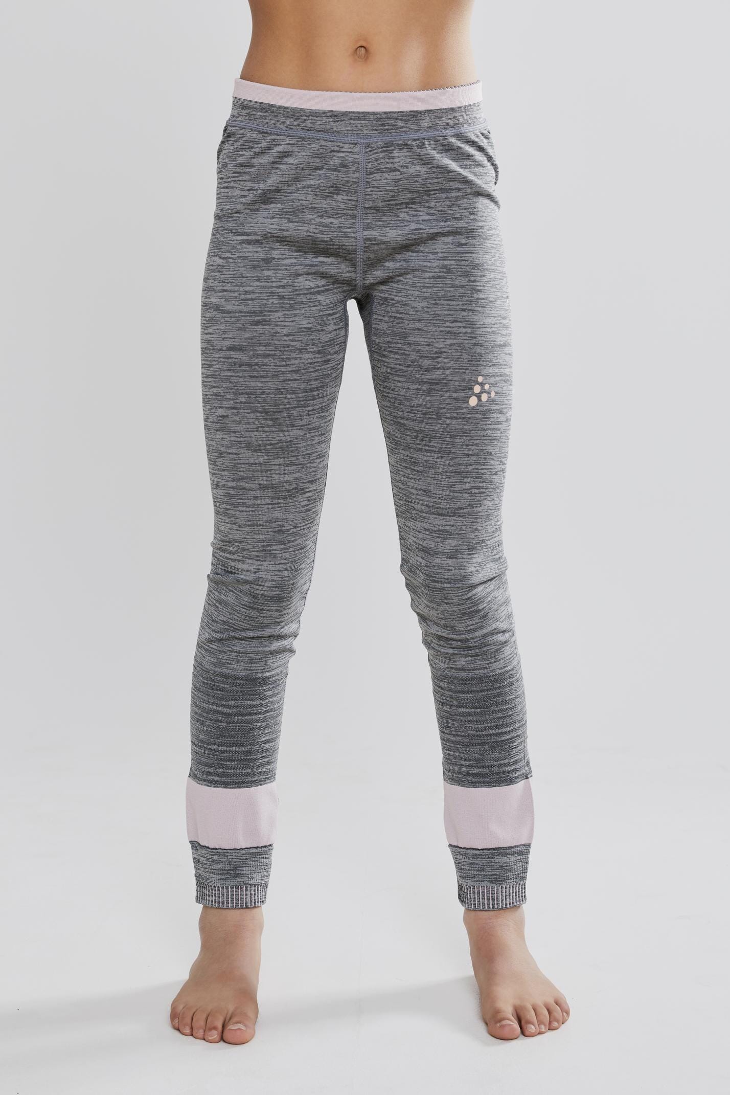 Kids Fuseknit Comfort Pants - DK GREY MELANGE/TOUCH