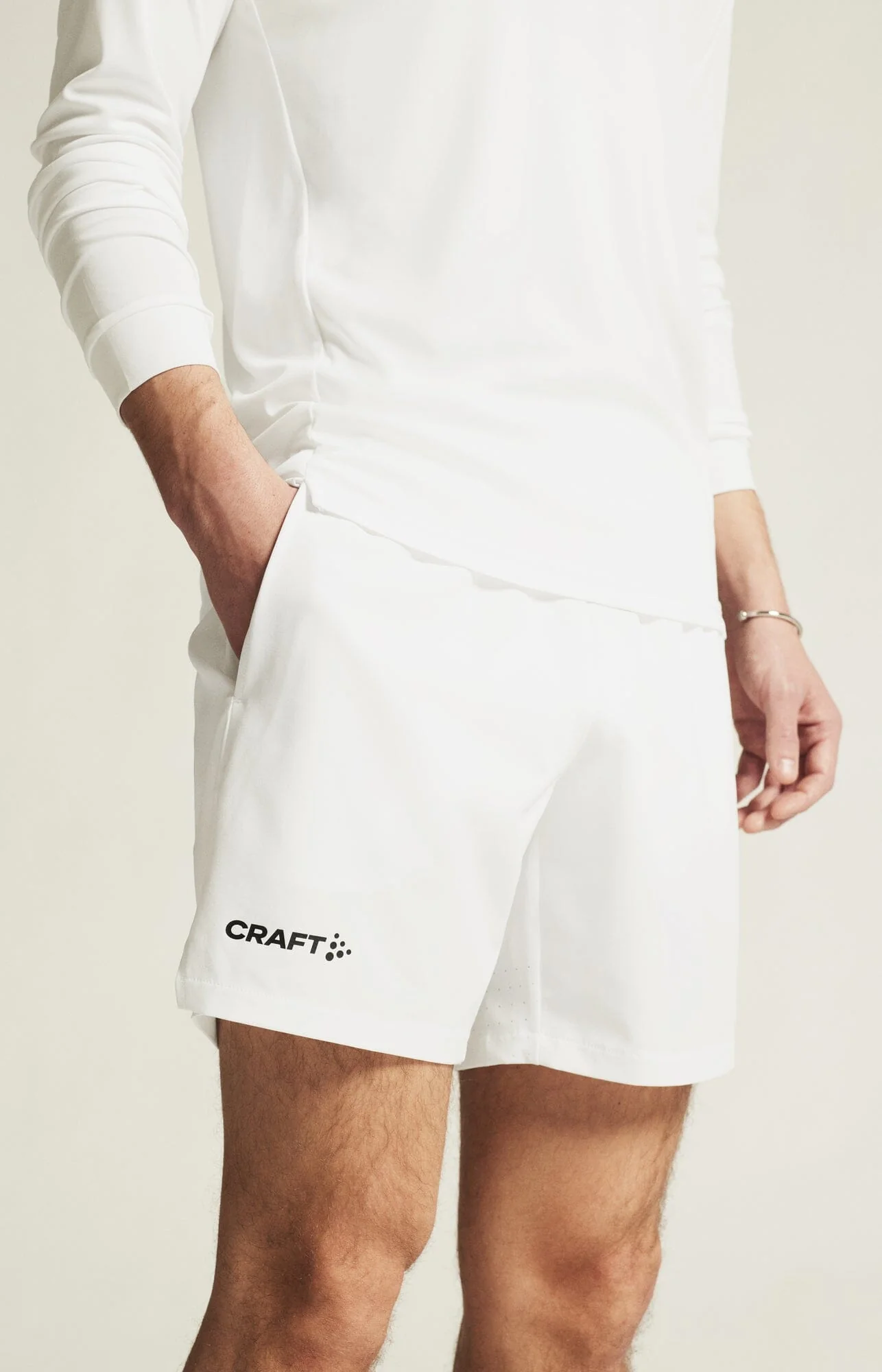 Men's Ability Shorts - WHITE - Image 3
