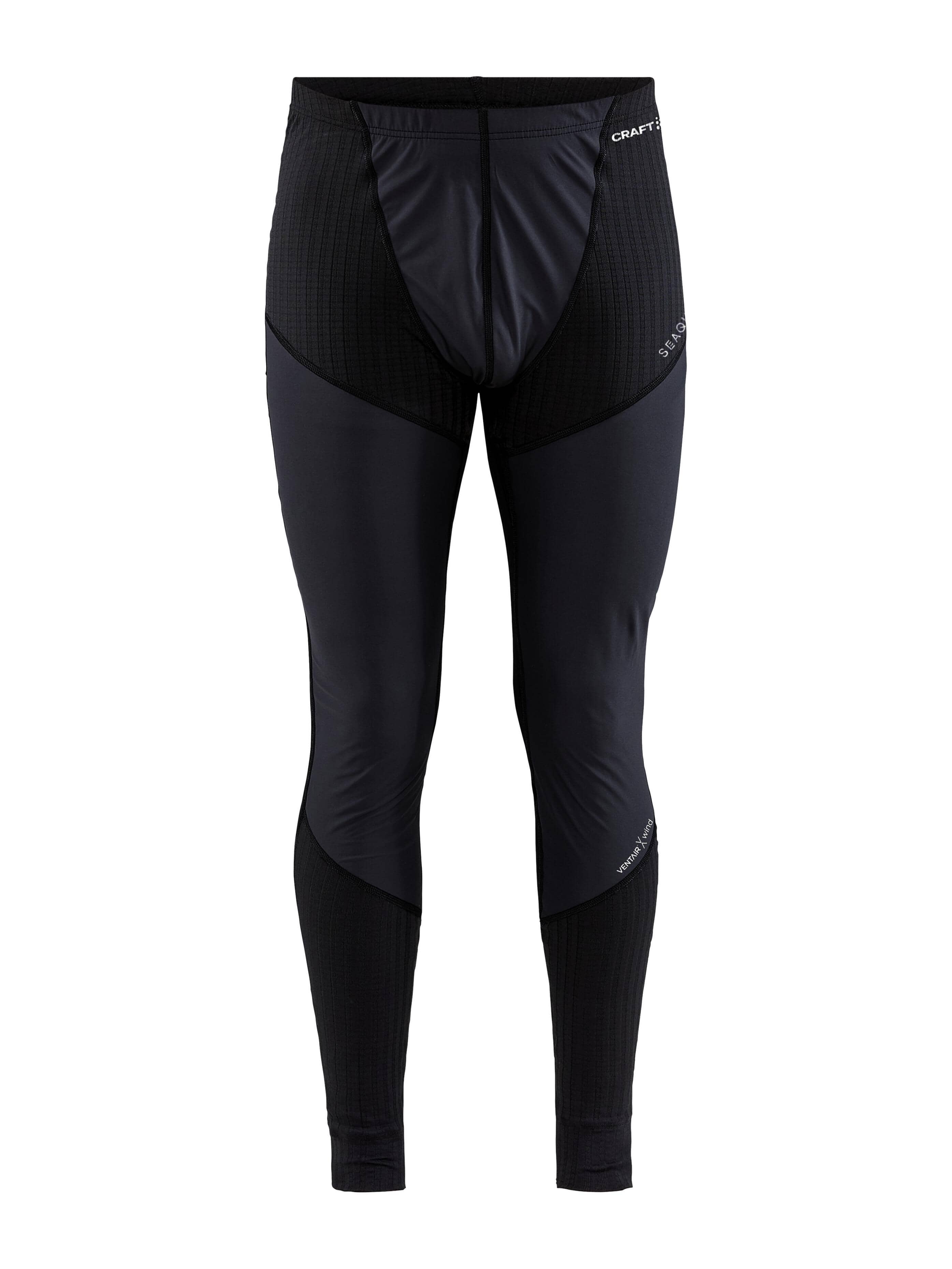 Men's Active Extreme X Wind Baselayer Pants - Black/Granite - Image 5