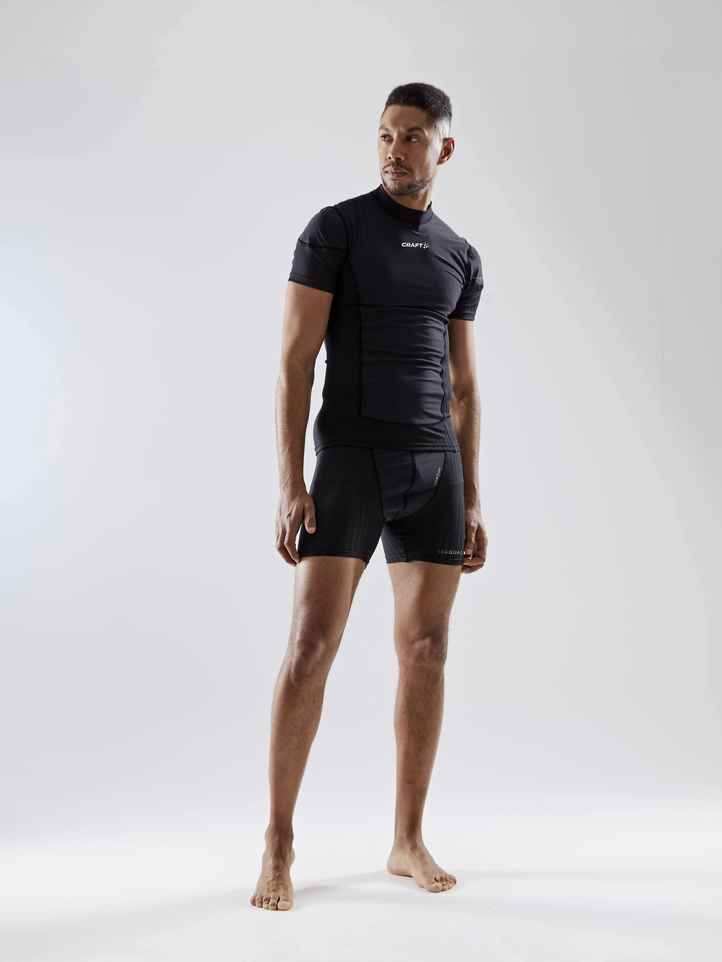 Men's Active Extreme X Wind Boxer - Black/Granite - Image 4