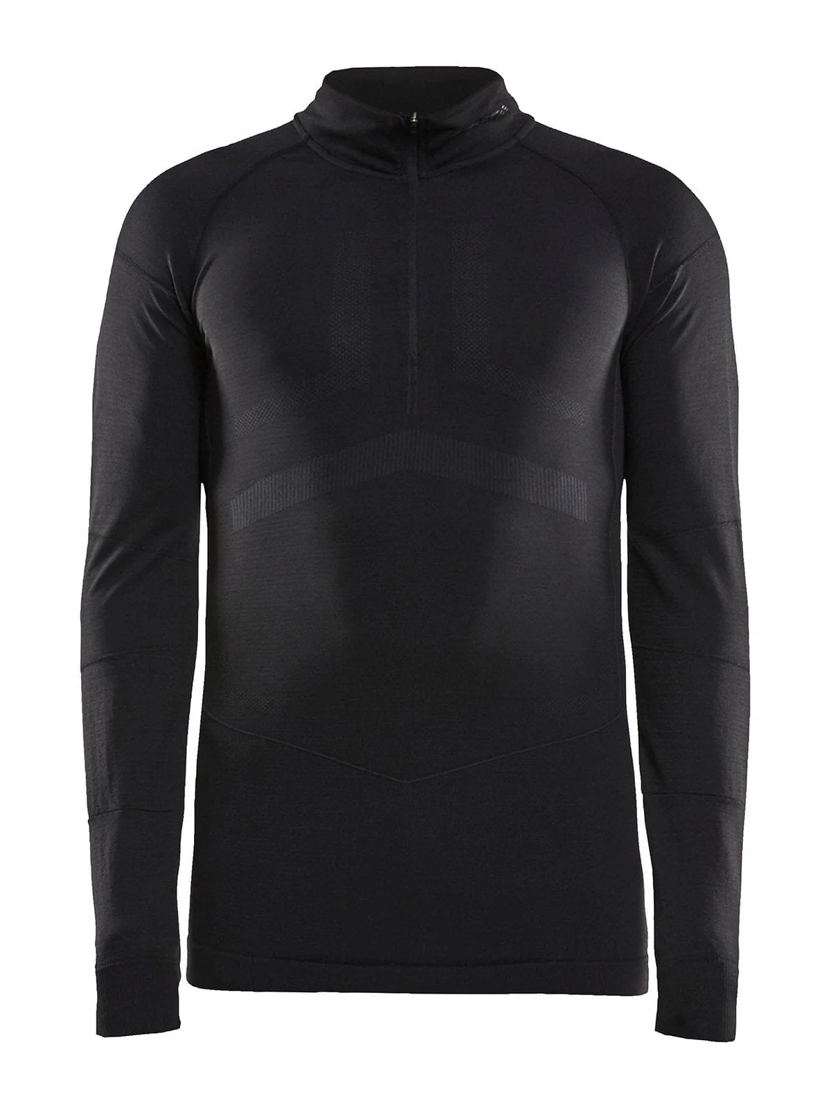 Men's Active Intensity 1/4 Zip Baselayer - BLACK/ASPHALT - Image 6