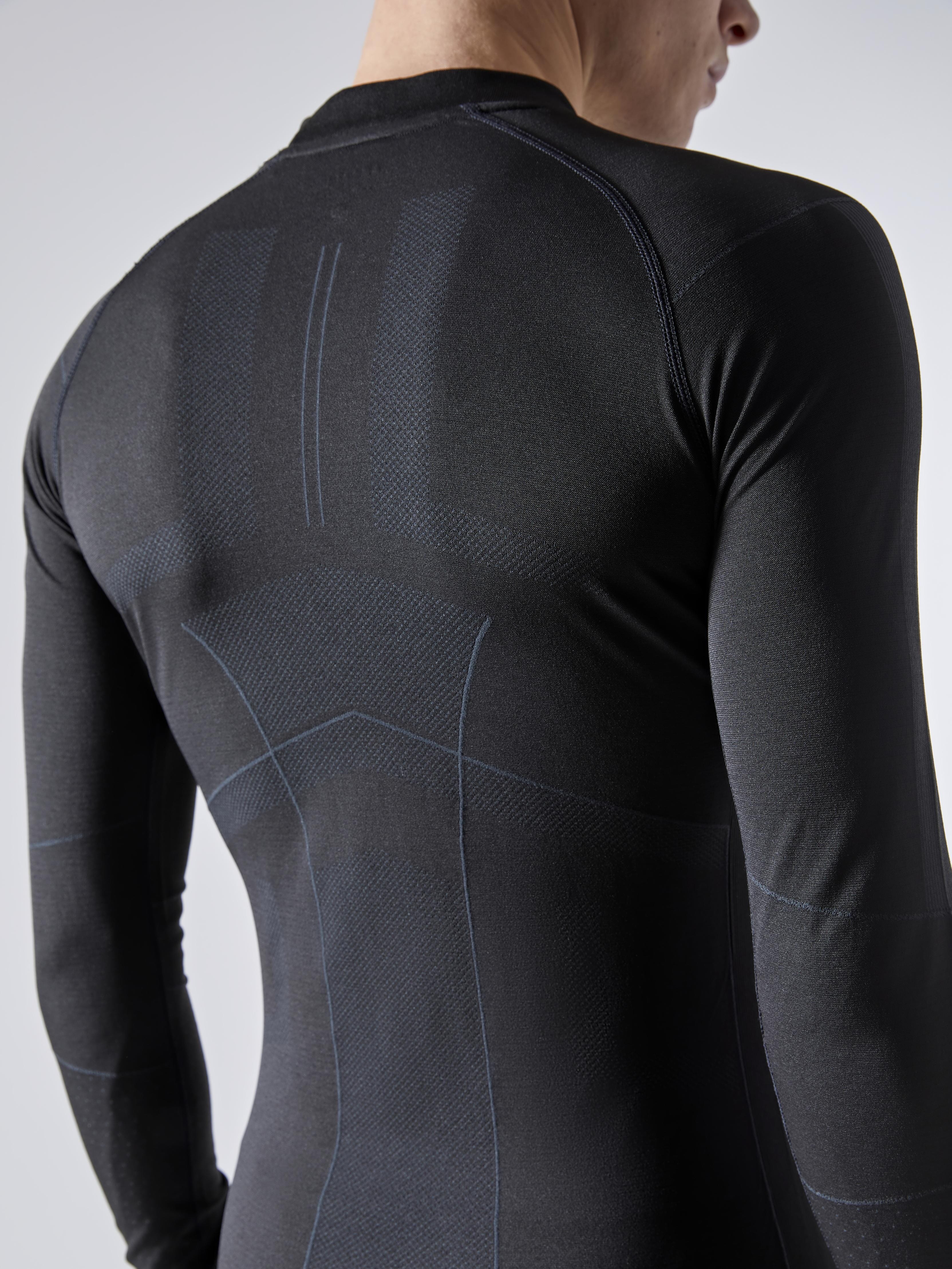 Men's Active Intensity Baselayer - BLACK/ASPHALT - Image 5