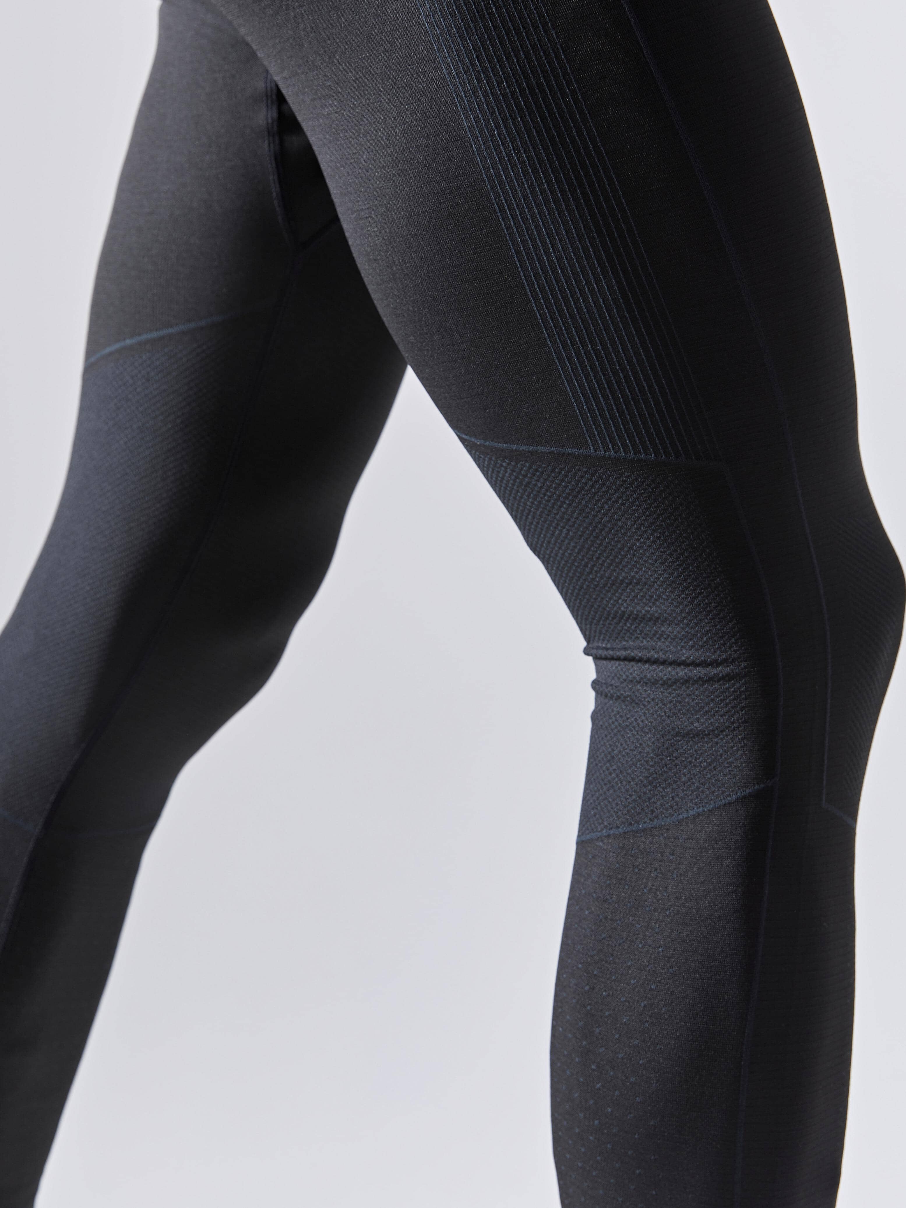 Men's Active Intensity Baselayer Pants - BLACK/ASPHALT - Image 3