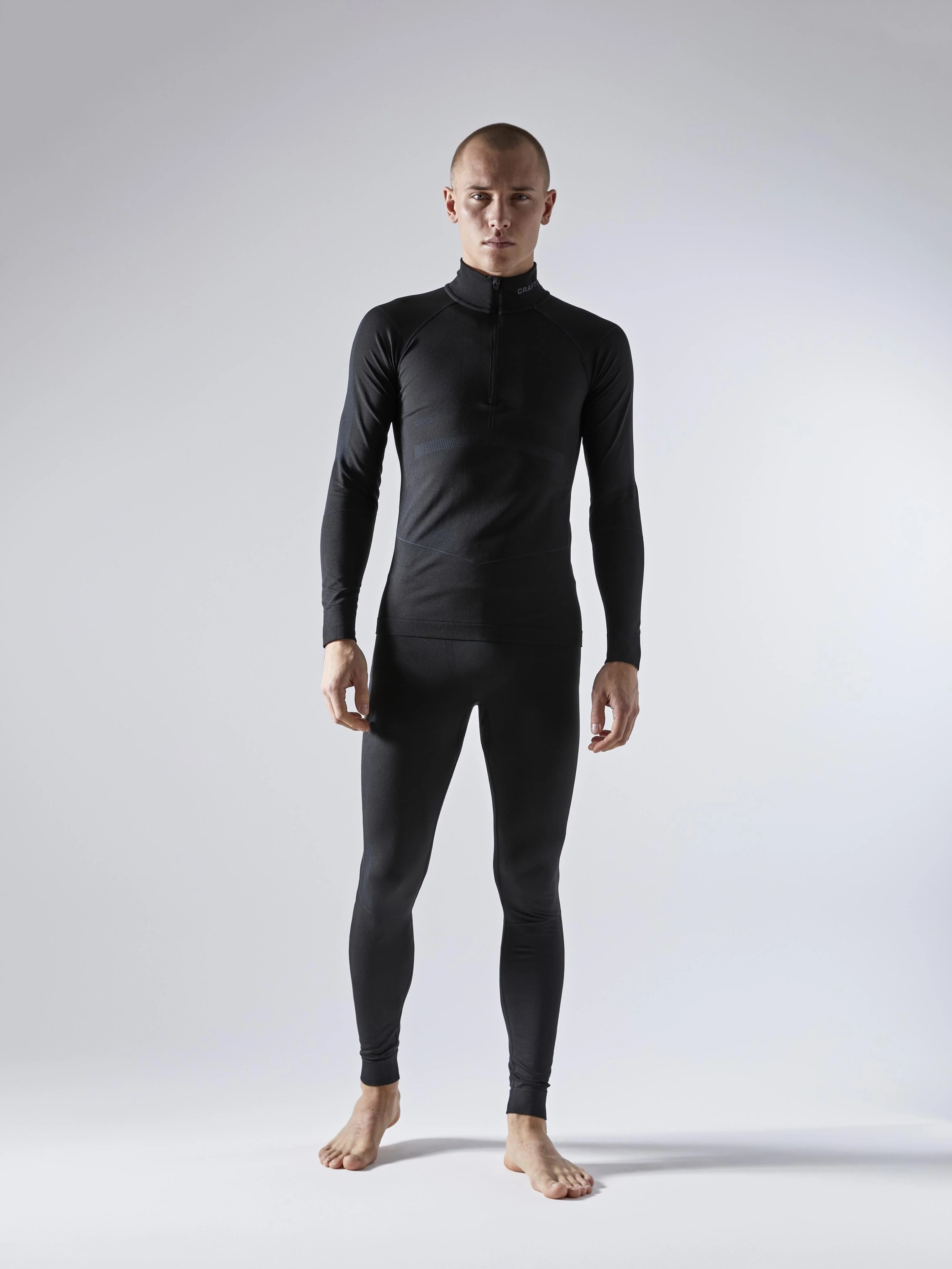 Men's Active Intensity Baselayer Pants - BLACK/ASPHALT - Image 5