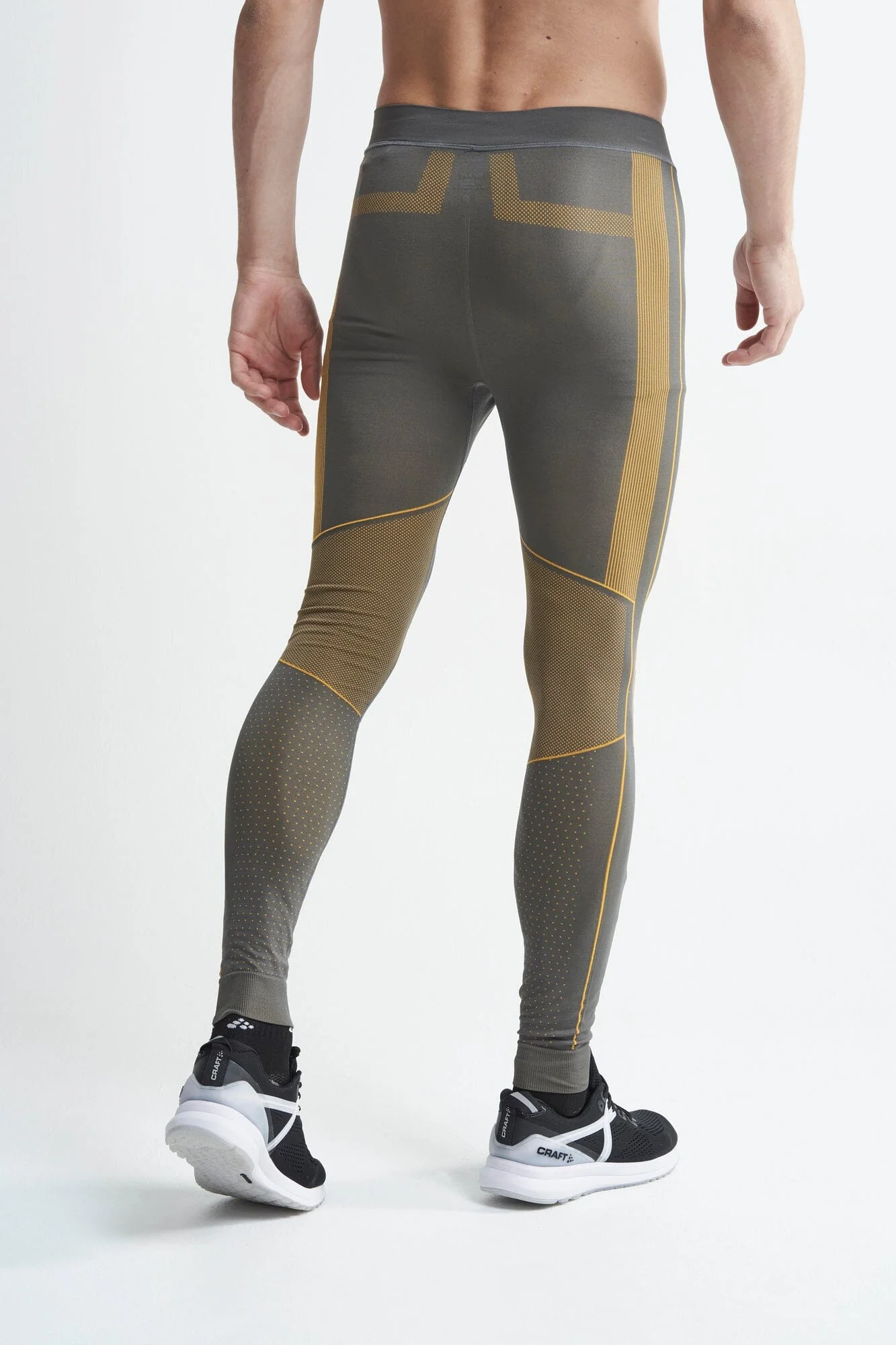 Men's Active Intensity Baselayer Pants - GRANITE-AMBER - Image 3