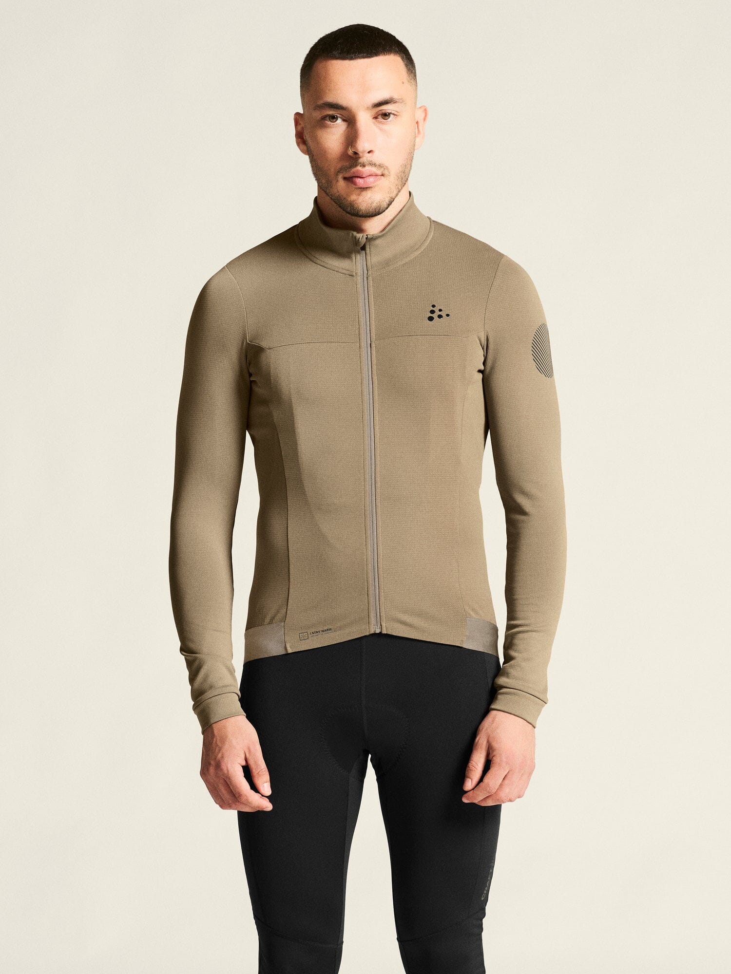 Men's ADV Bike SubZ Longsleeve Jersey - Taupe - Image 2