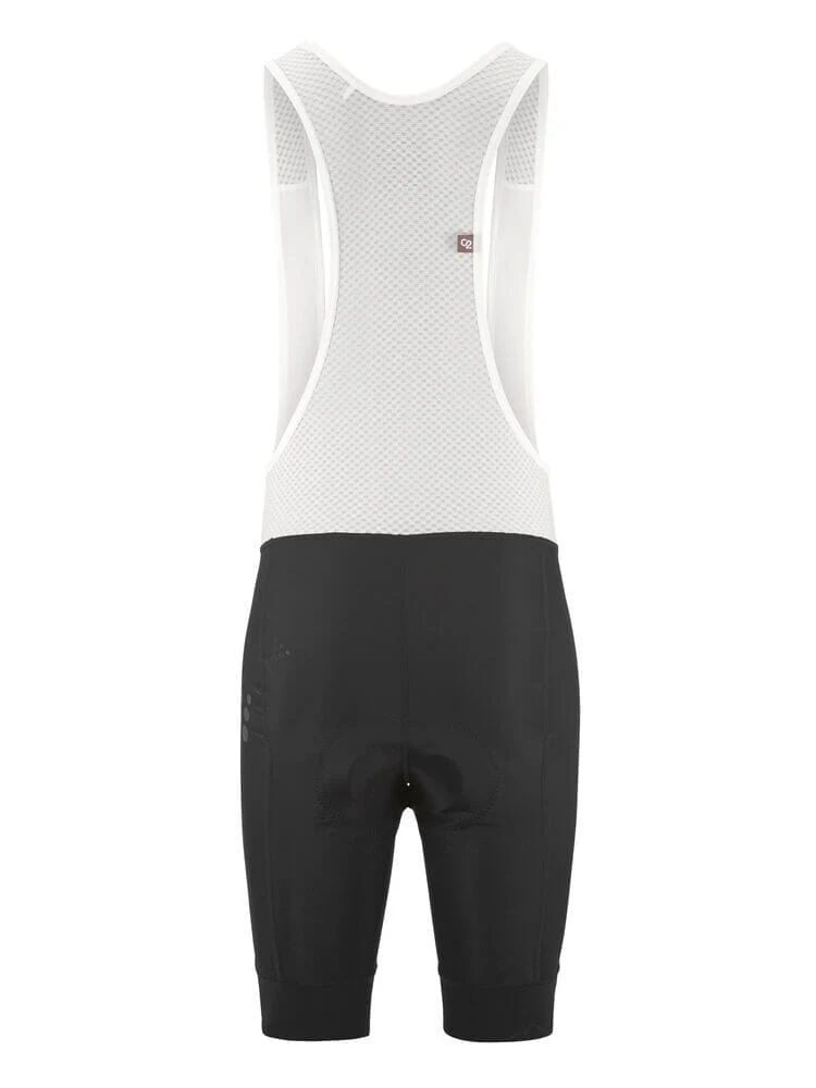 Men's ADV Endur Cycling Bib Shorts - Black/White - Image 10