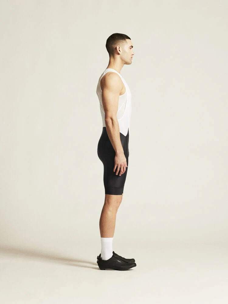 Men's ADV Endur Cycling Bib Shorts - Black/White - Image 7