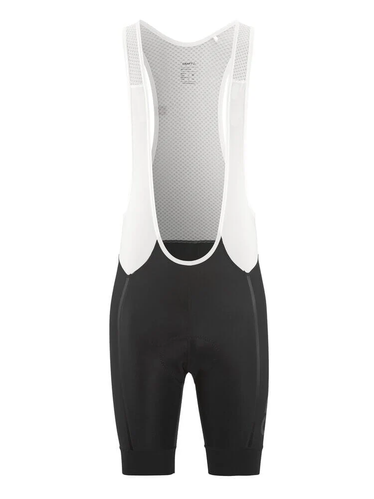 Men's ADV Endur Cycling Bib Shorts - Black/White - Image 9