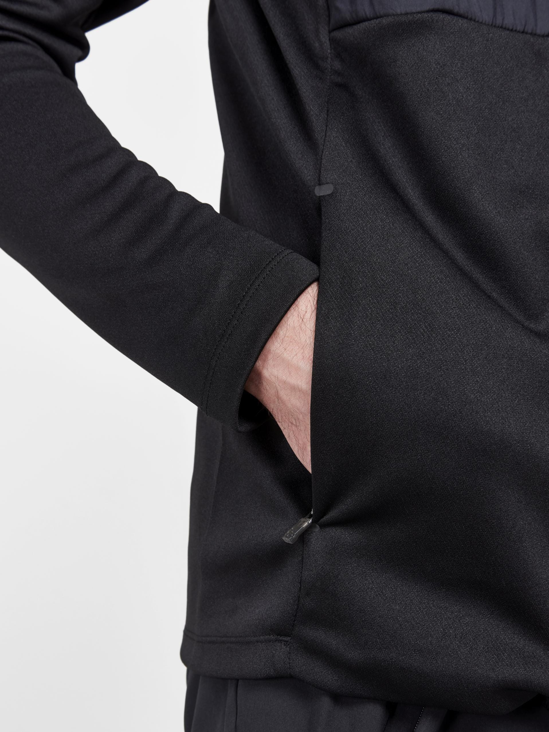 Men's ADV Essence Jersey Hood Jacket - Black - Image 3