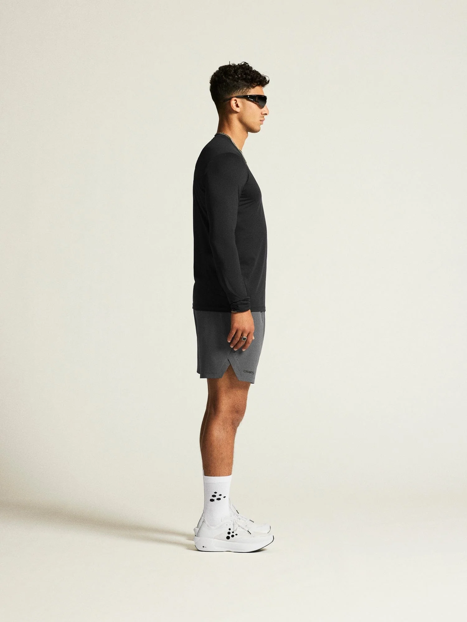 Men's Adv Essence LS Tee 2 - Black - Image 5