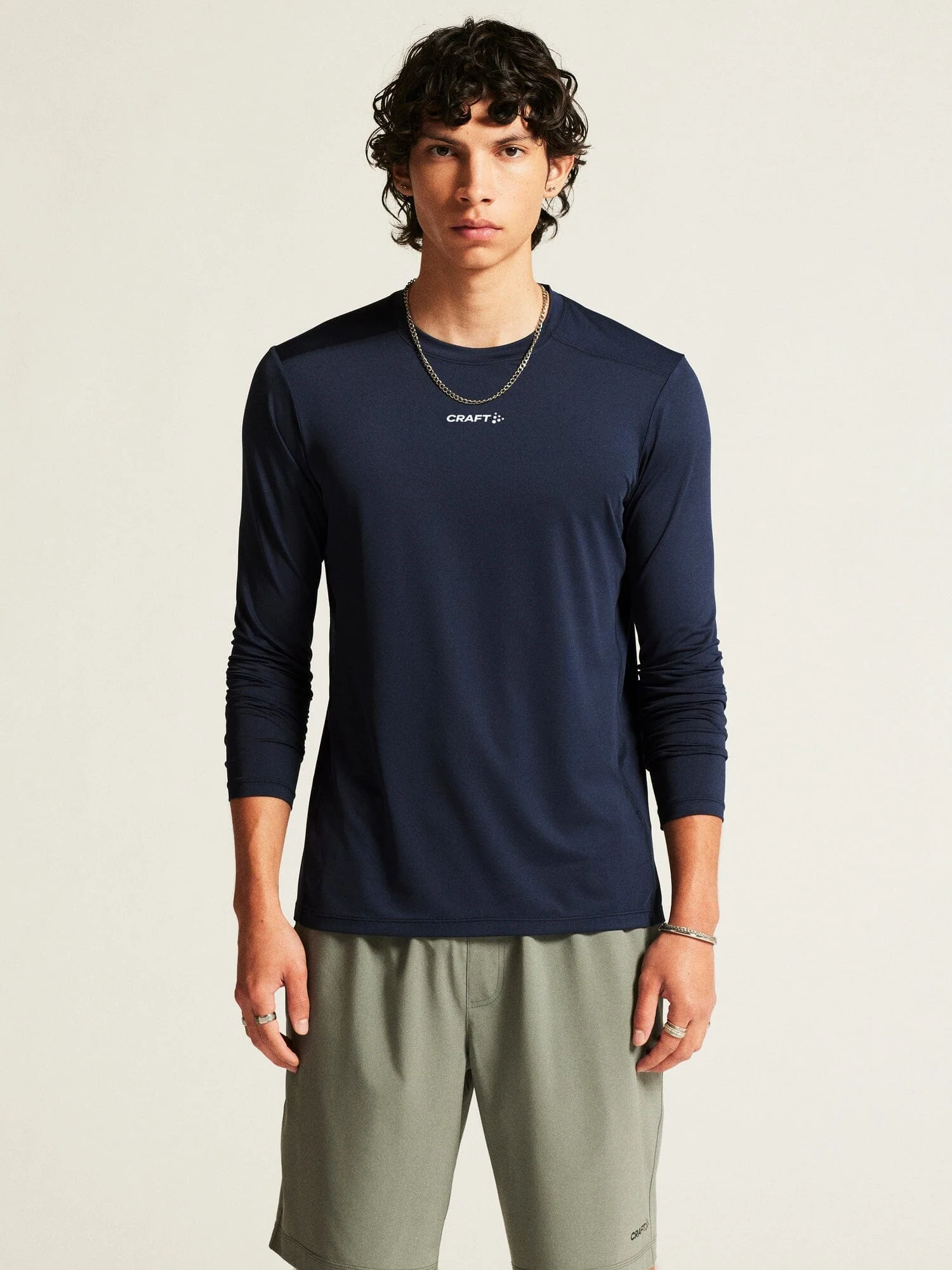 Men's Adv Essence LS Tee 2 - Blaze - Image 2