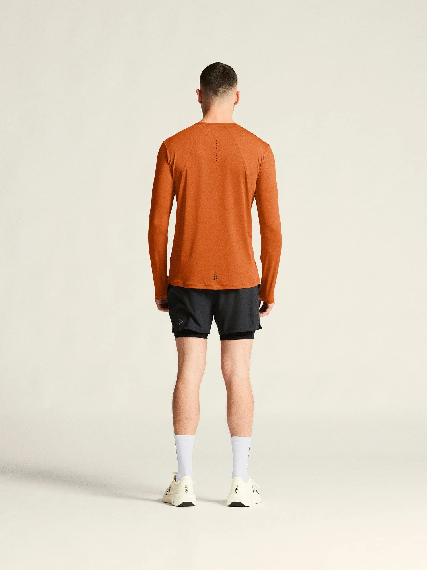 Men's Adv Essence LS Tee 2 - Buff - Image 6