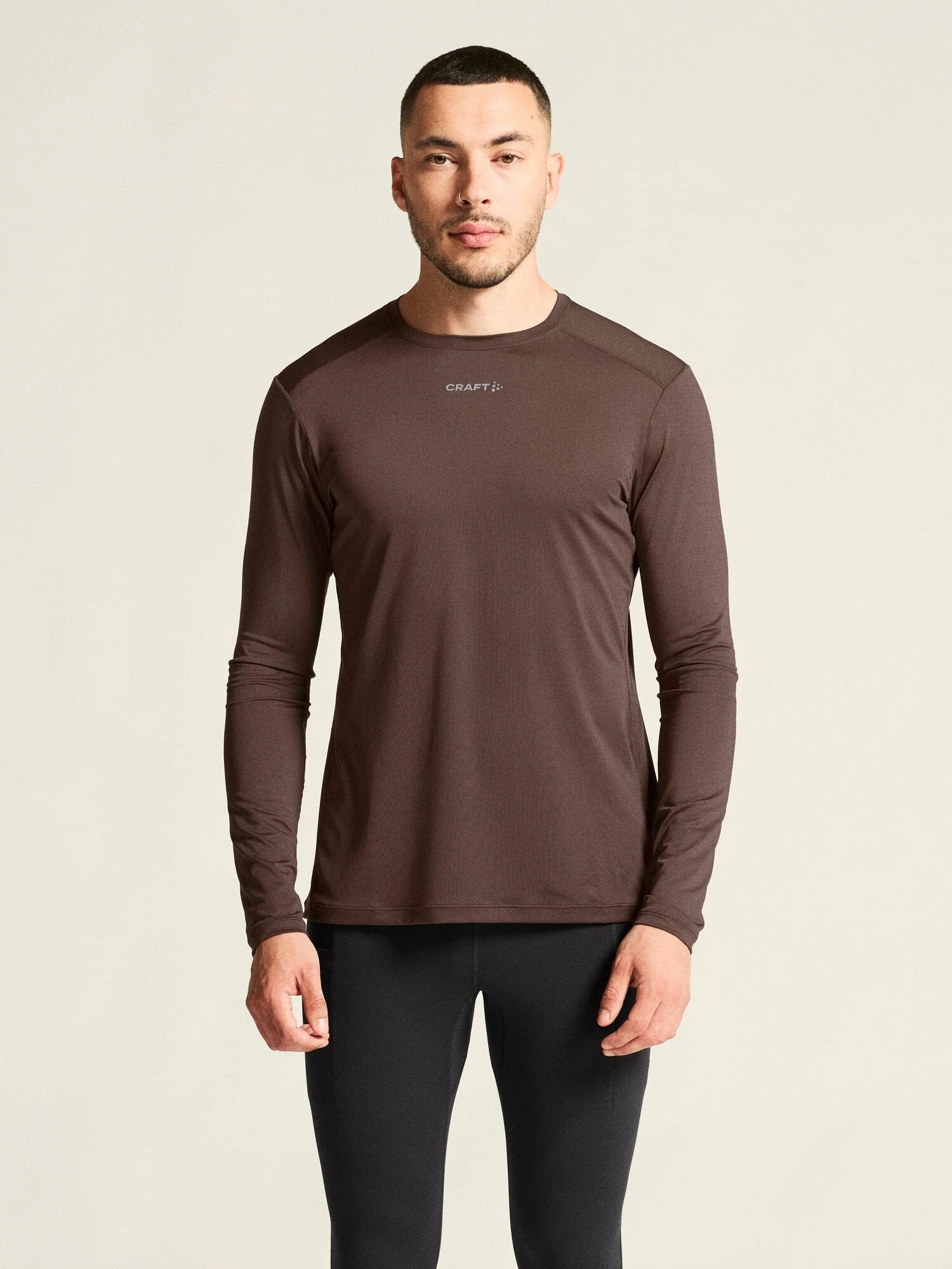 Men's Adv Essence LS Tee 2 - Prune - Image 2