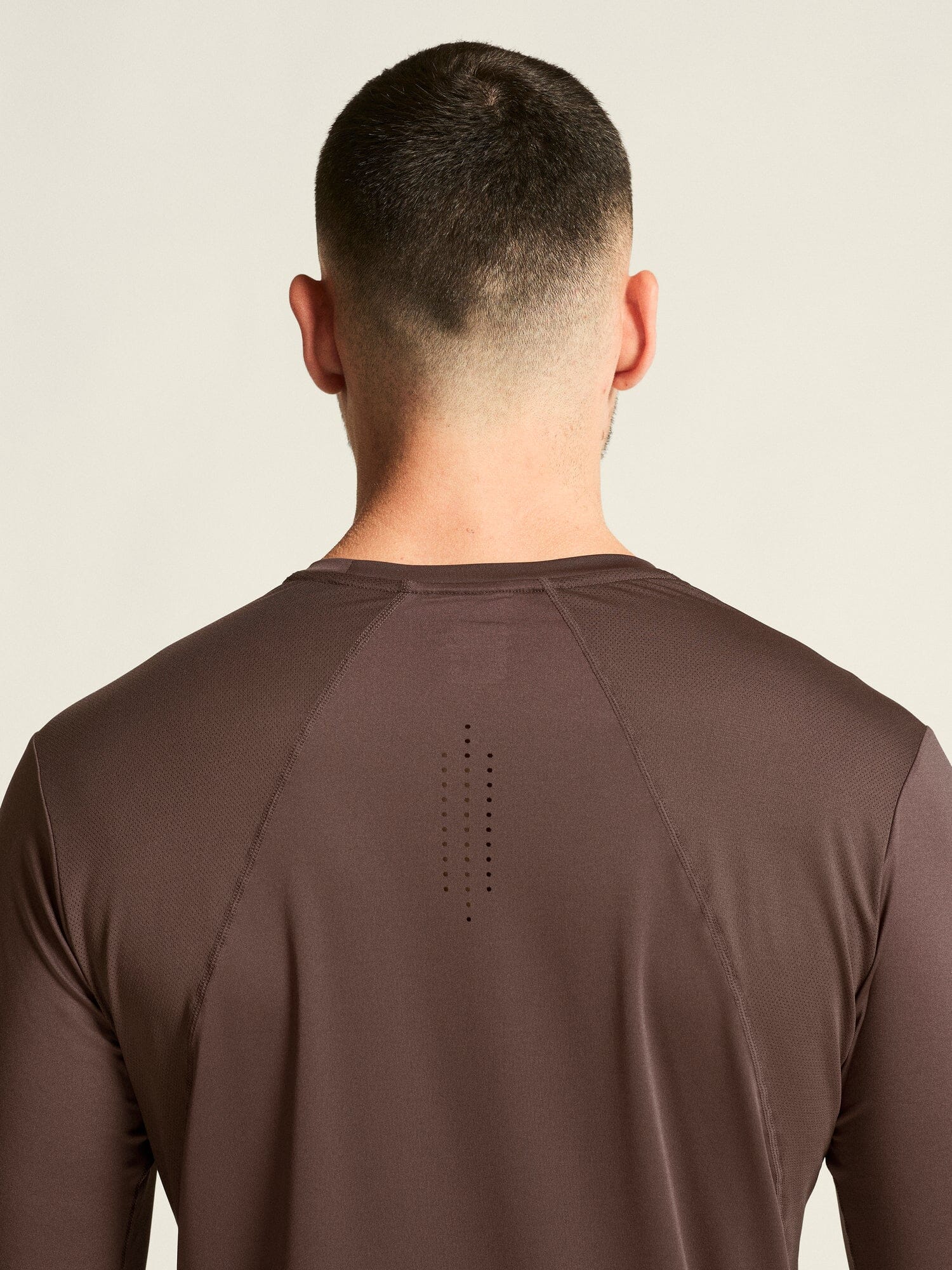 Men's Adv Essence LS Tee 2 - Prune - Image 4