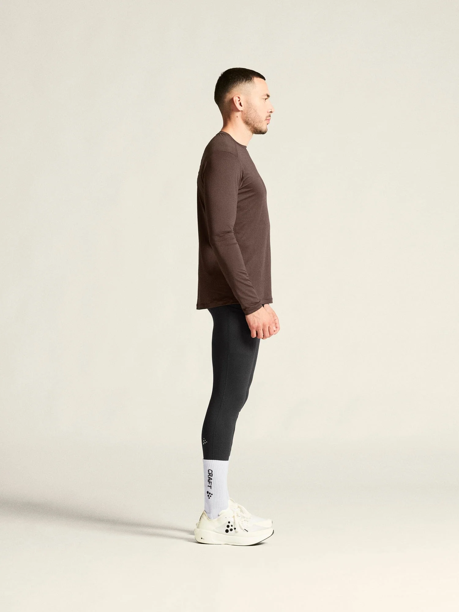 Men's Adv Essence LS Tee 2 - Prune - Image 5