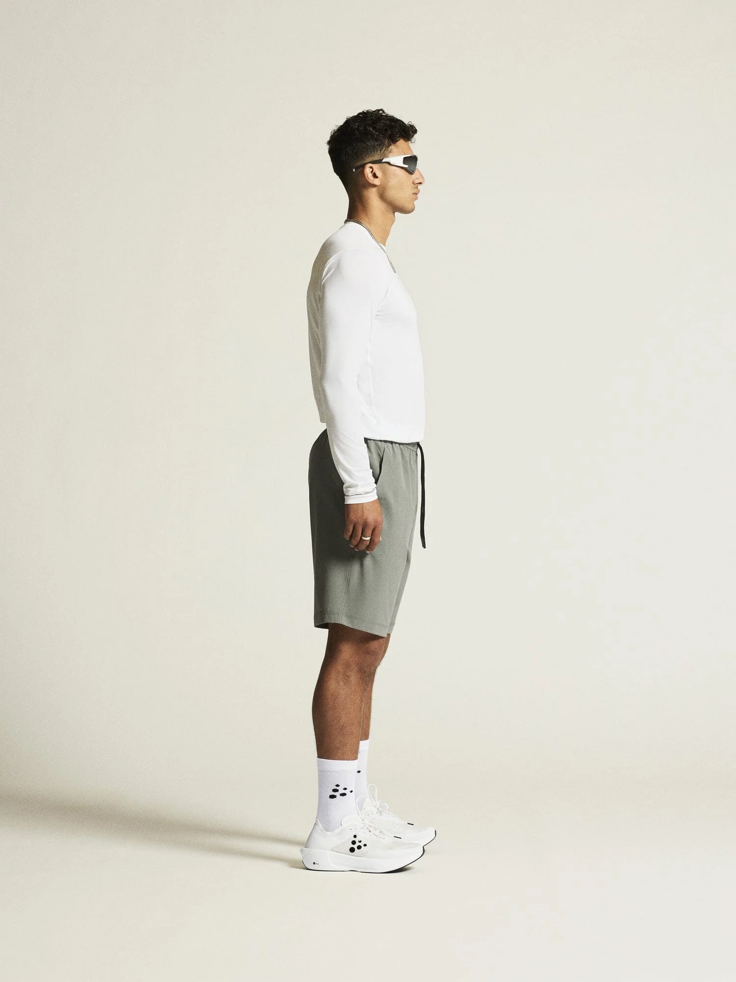 Men's Adv Essence LS Tee 2 - White - Image 3