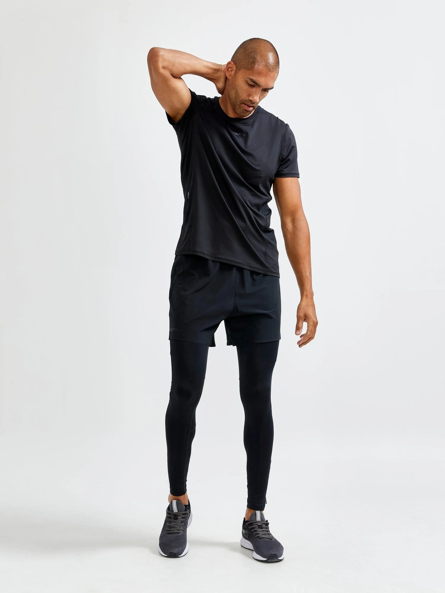 Men's ADV Essence Short Sleeve Training Tee - Black - Image 5