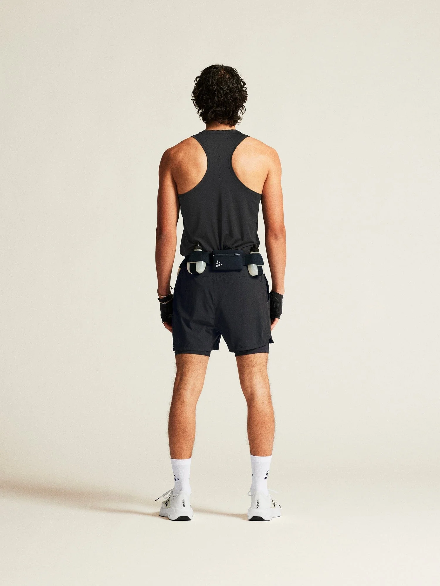 Men's Adv Essence Singlet 2 - Black - Image 5