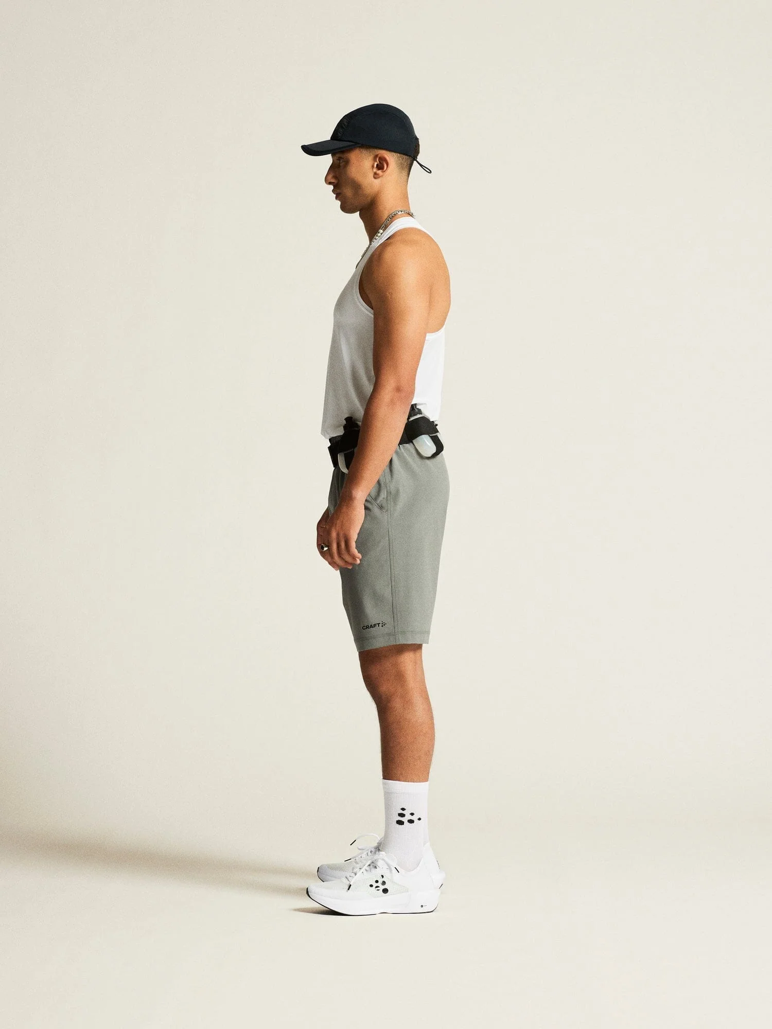 Men's Adv Essence Singlet 2 - White - Image 4