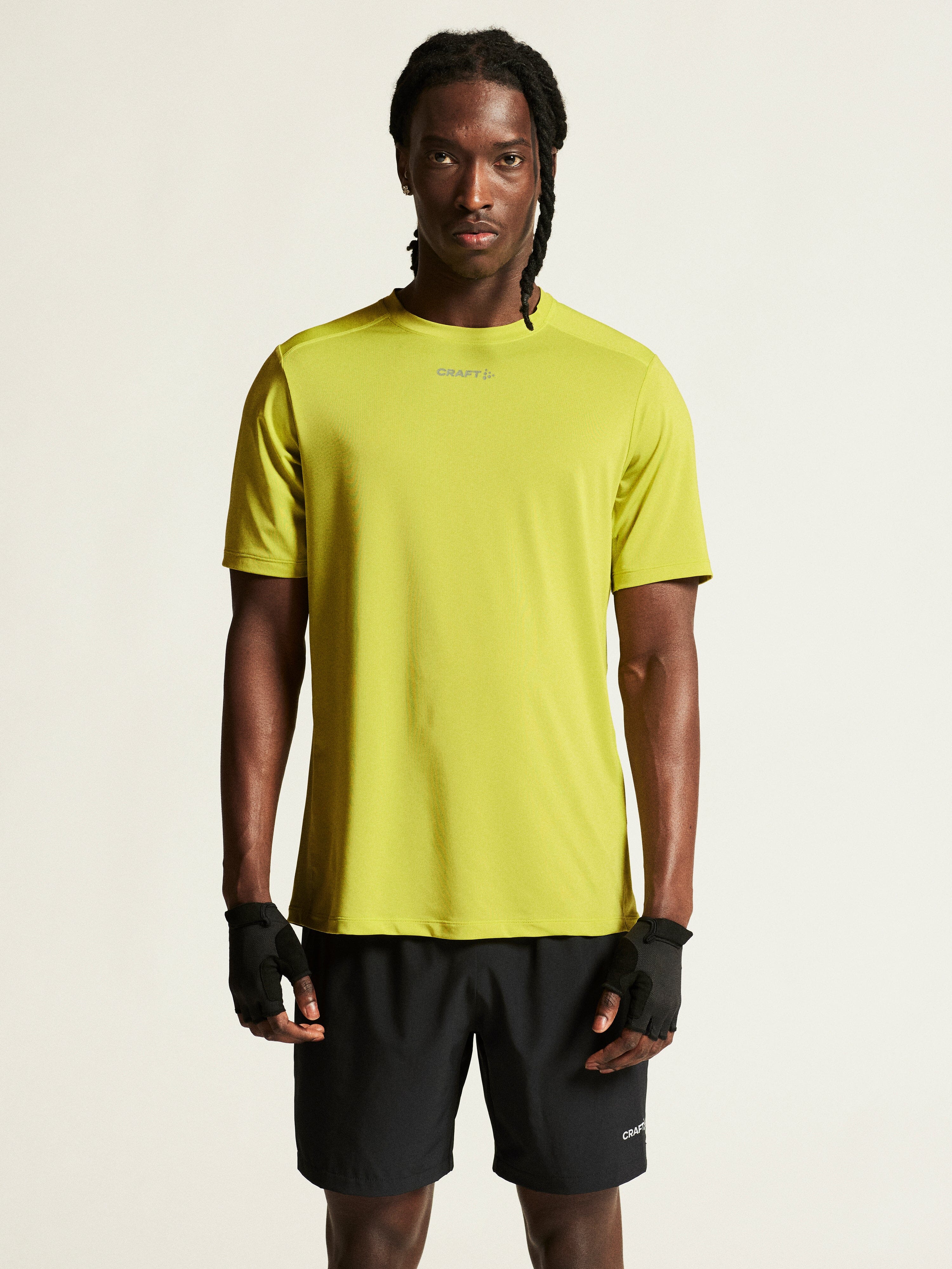 Men's Adv Essence SS Tee 2 - Pear - Image 2