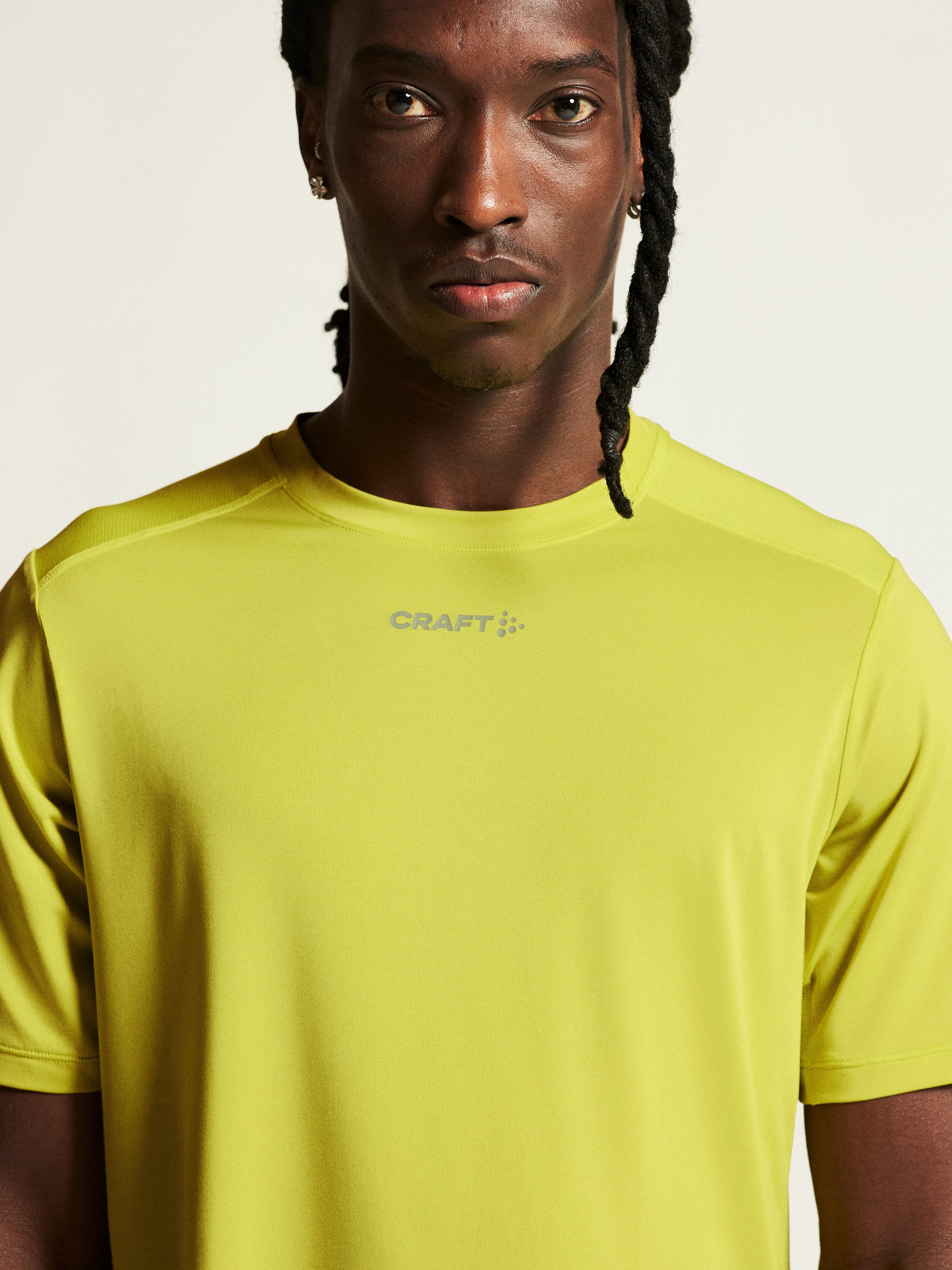 Men's Adv Essence SS Tee 2 - Pear - Image 3