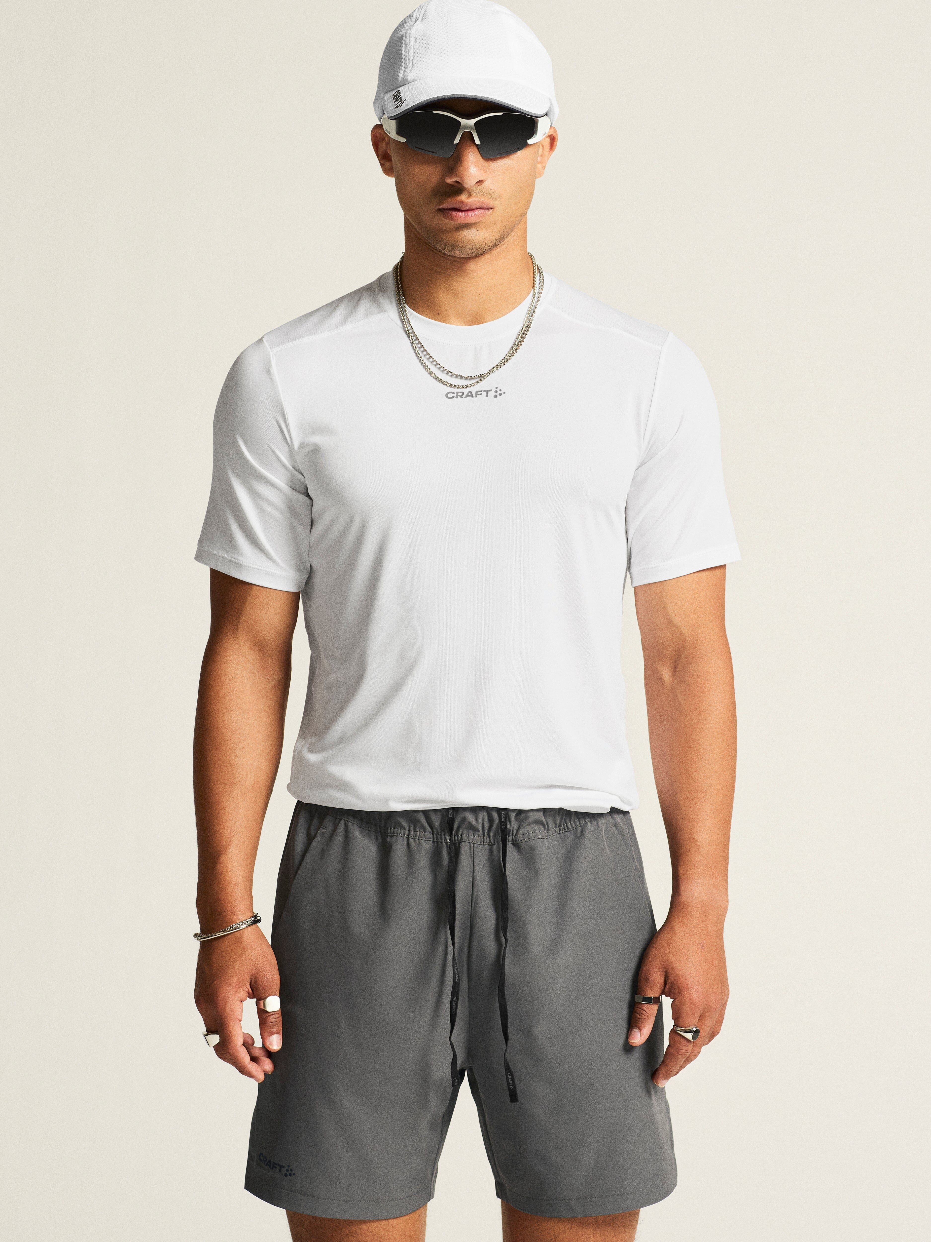 Men's Adv Essence SS Tee 2 - White - Image 2