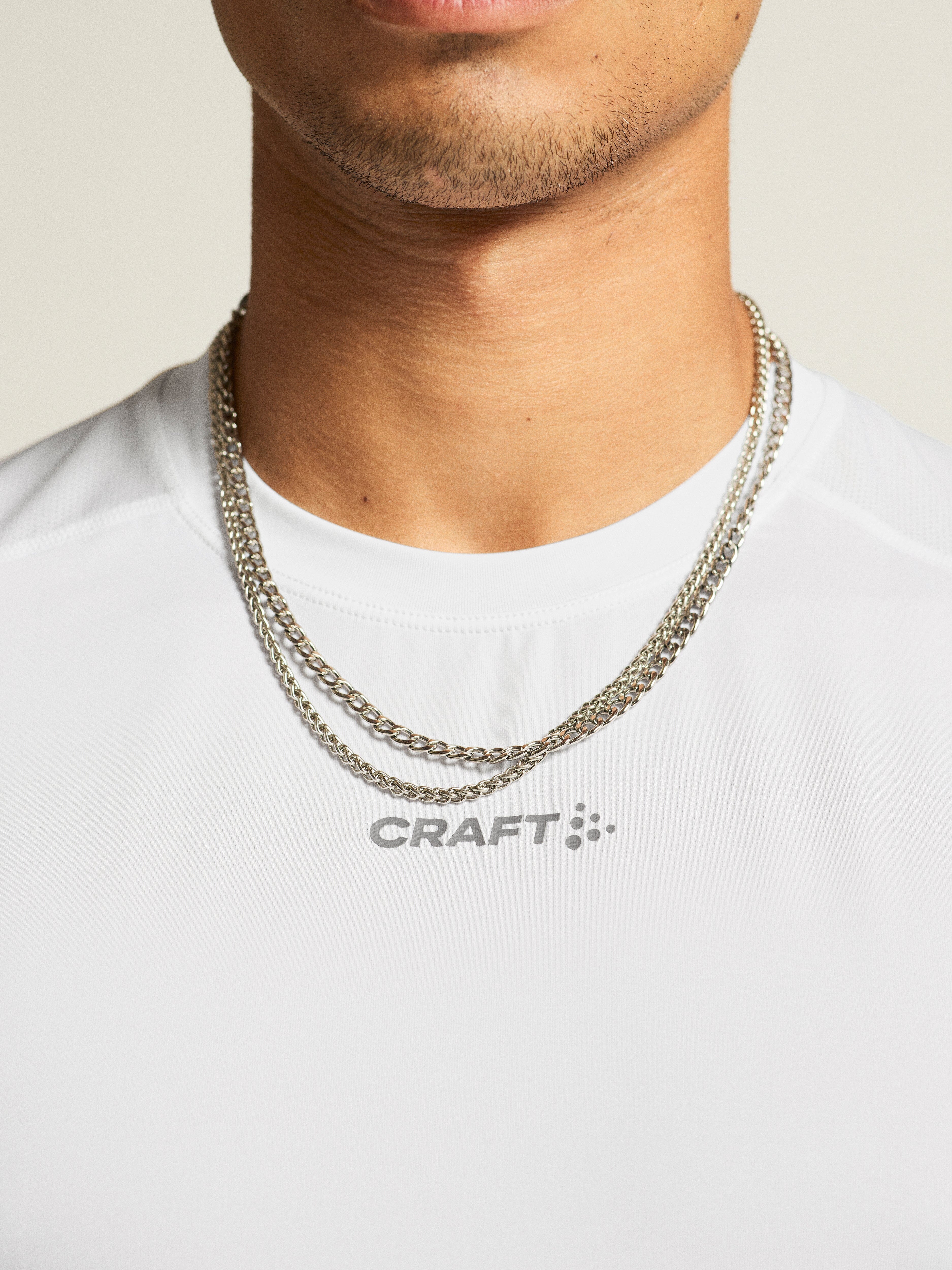 Men's Adv Essence SS Tee 2 - White - Image 3