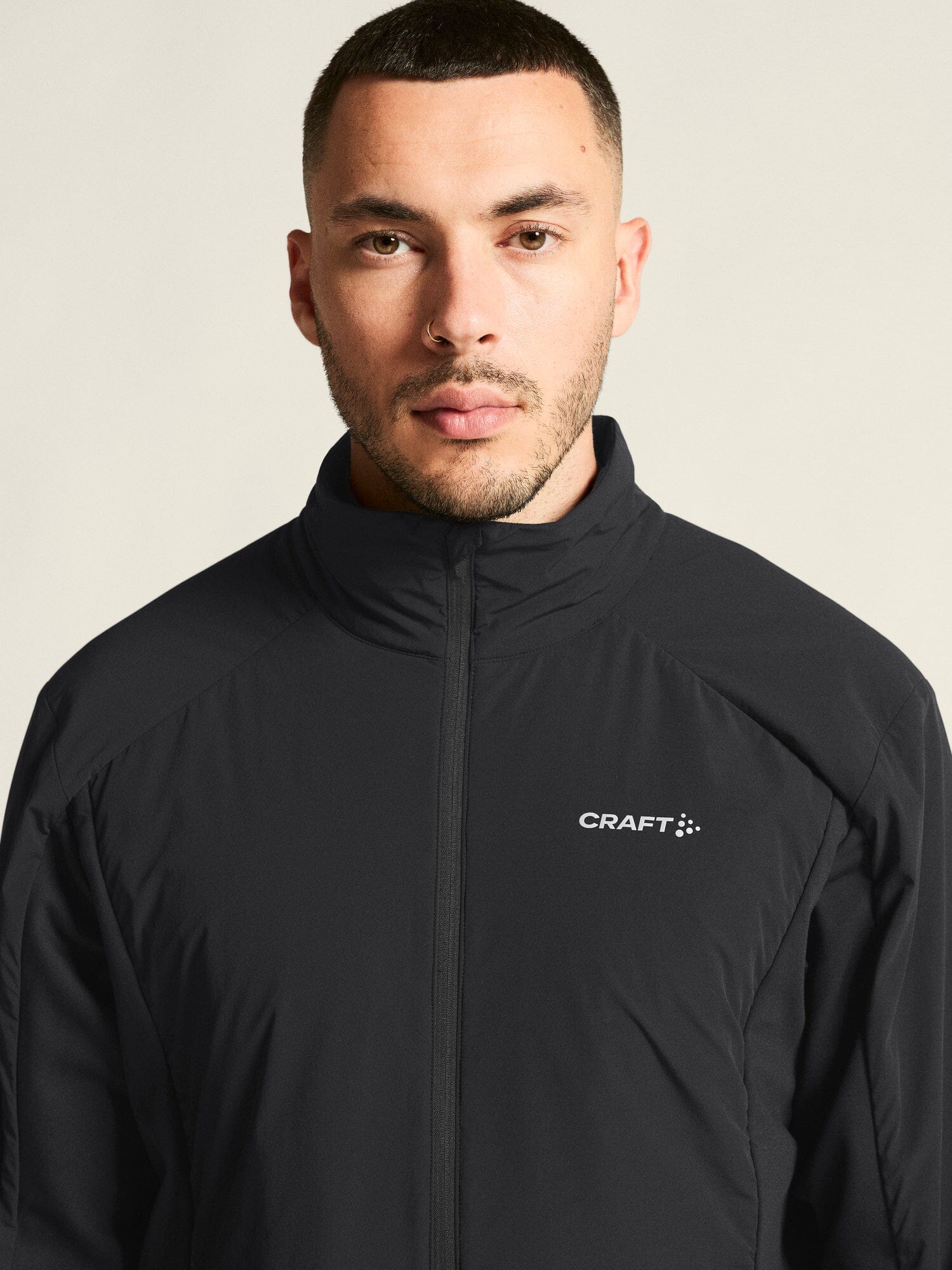 Men's ADV Essence Warm Running Jacket 3 - Black - Image 3