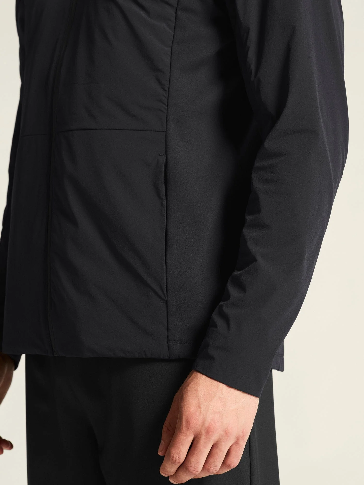 Men's ADV Essence Warm Running Jacket 3 - Black - Image 4