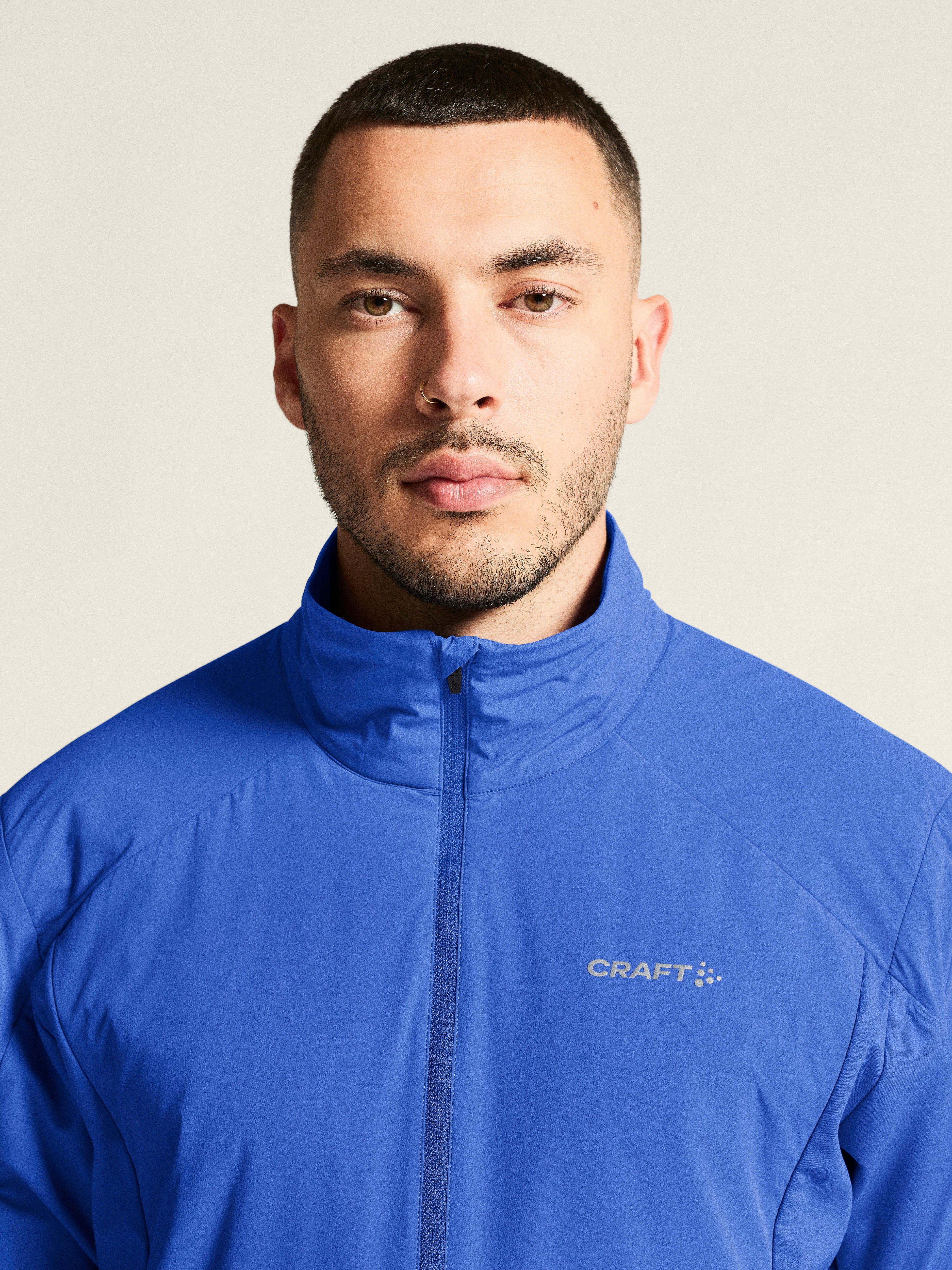 Men's ADV Essence Warm Running Jacket 3 - INK BLUE - Image 3