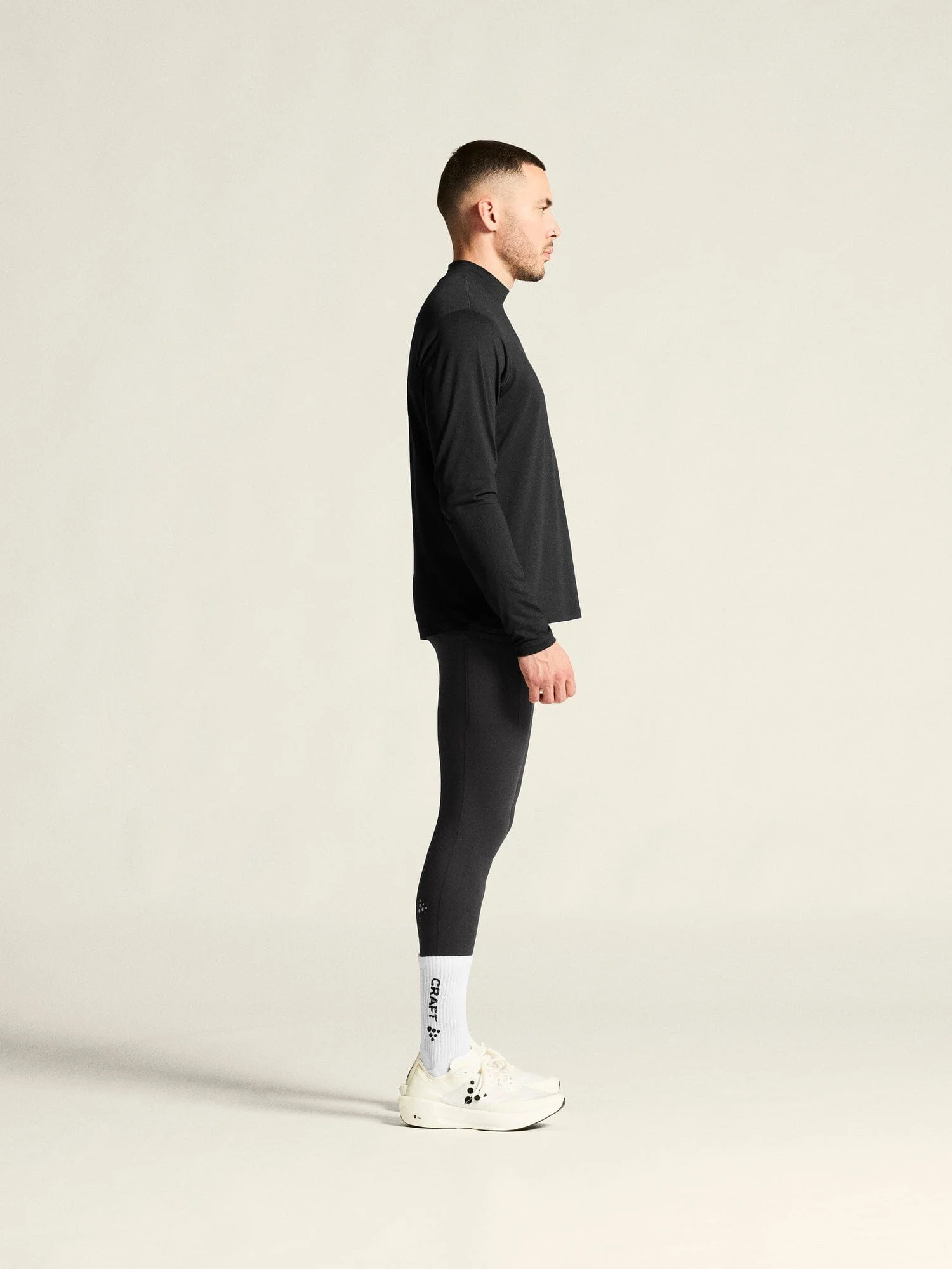 Men's ADV Essence Warm Running Tights 3 - Black - Image 5